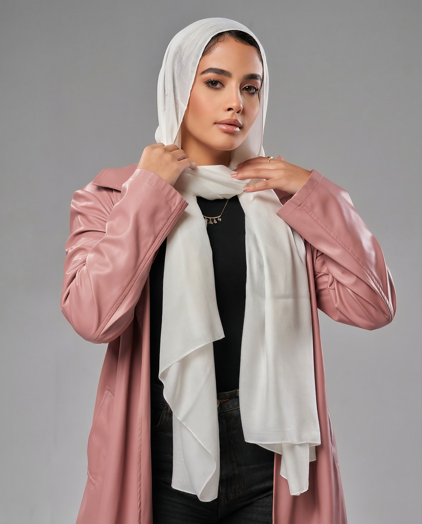 Cotton Modal Hijab - Off White