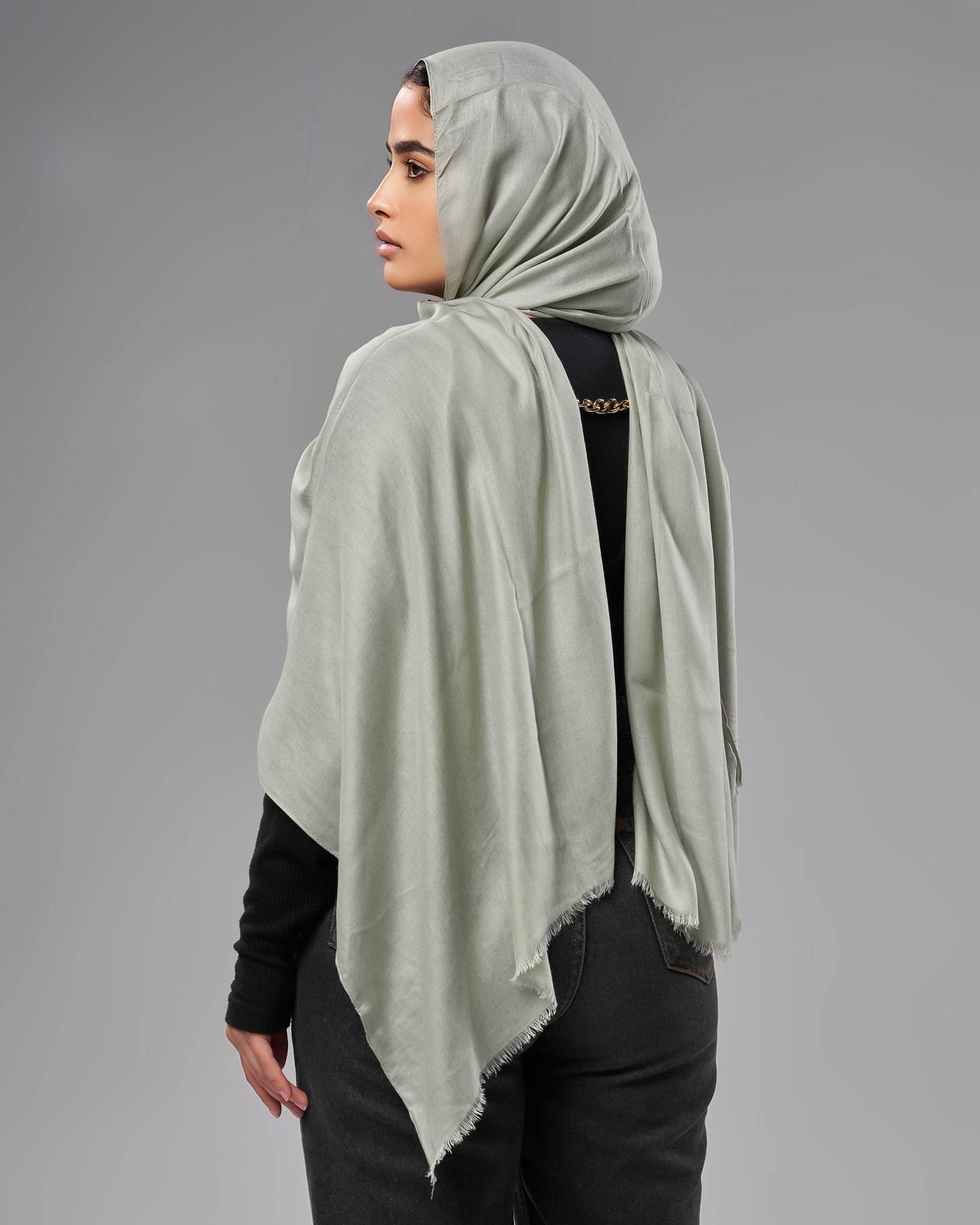 Cotton Modal Hijab - Pale Mint