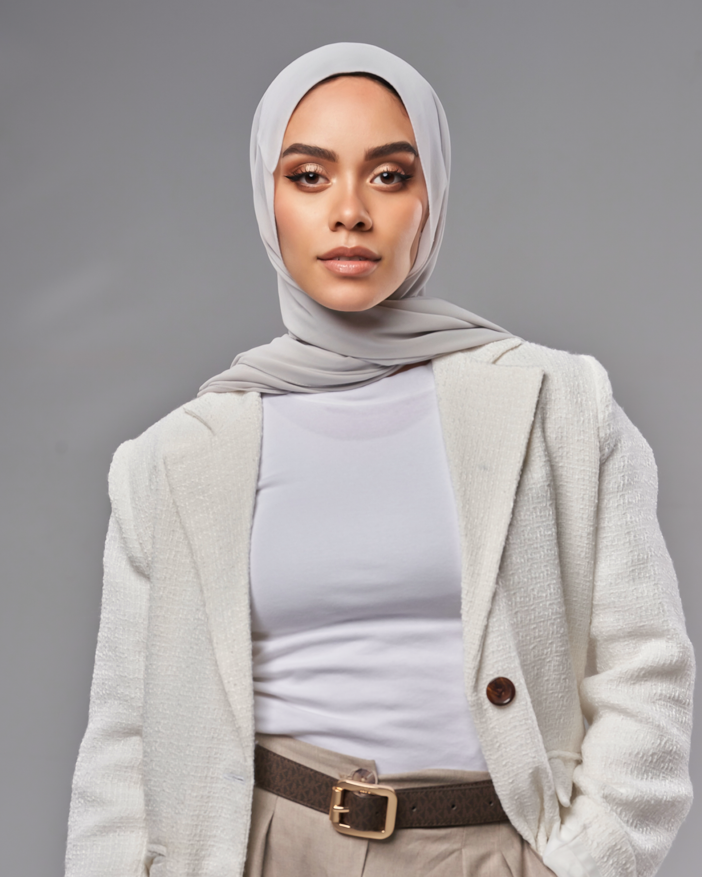 Everyday Chiffon Hijab - Grey