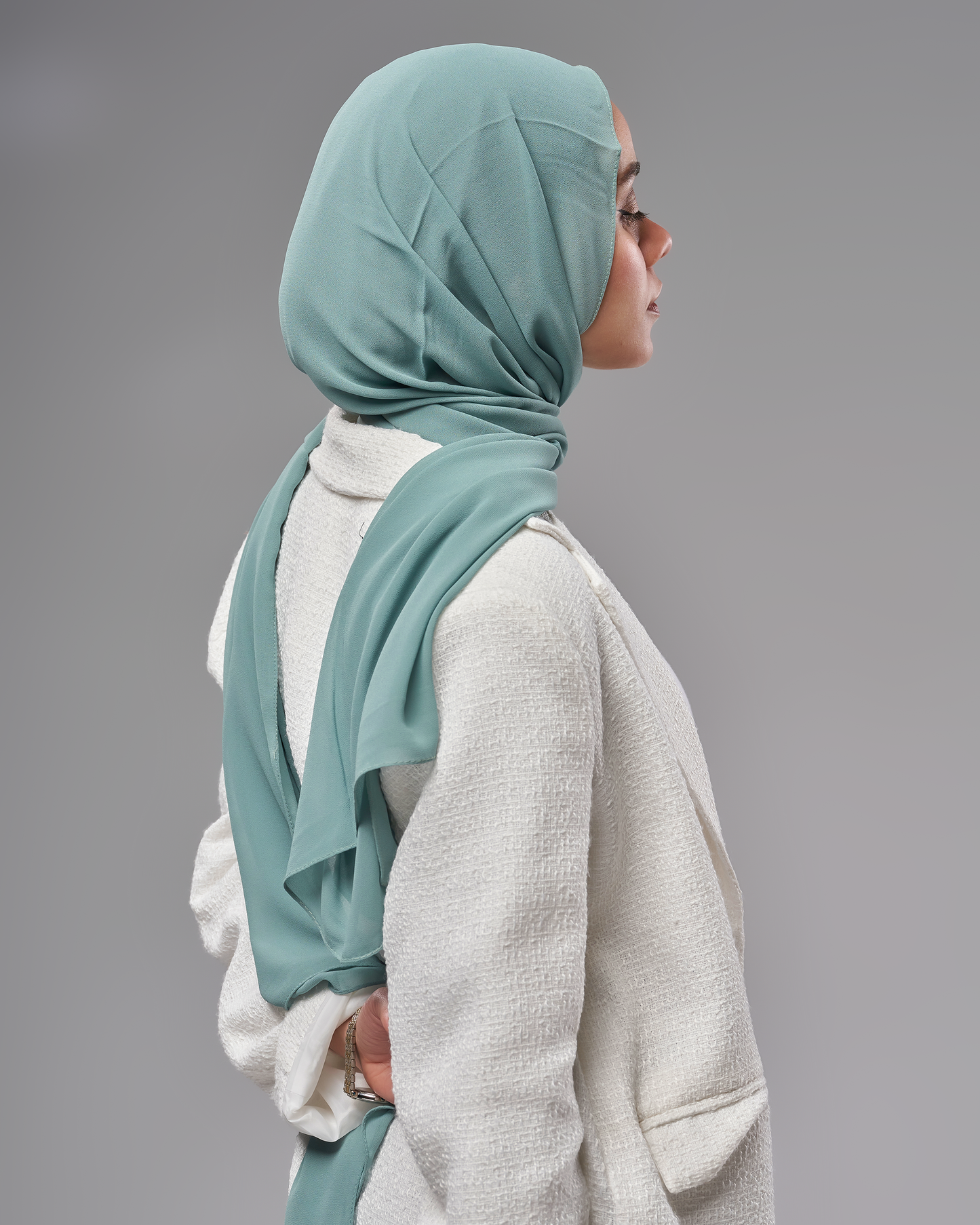 Everyday Chiffon Hijab - Pale Mint
