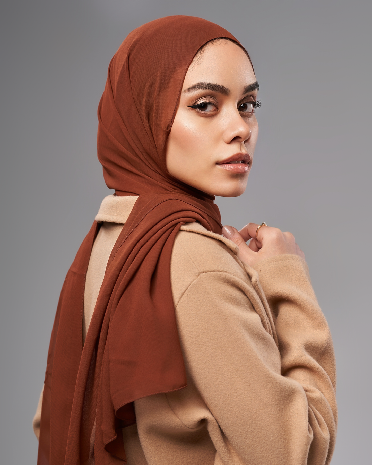 Everyday Chiffon Hijab - Cocoa
