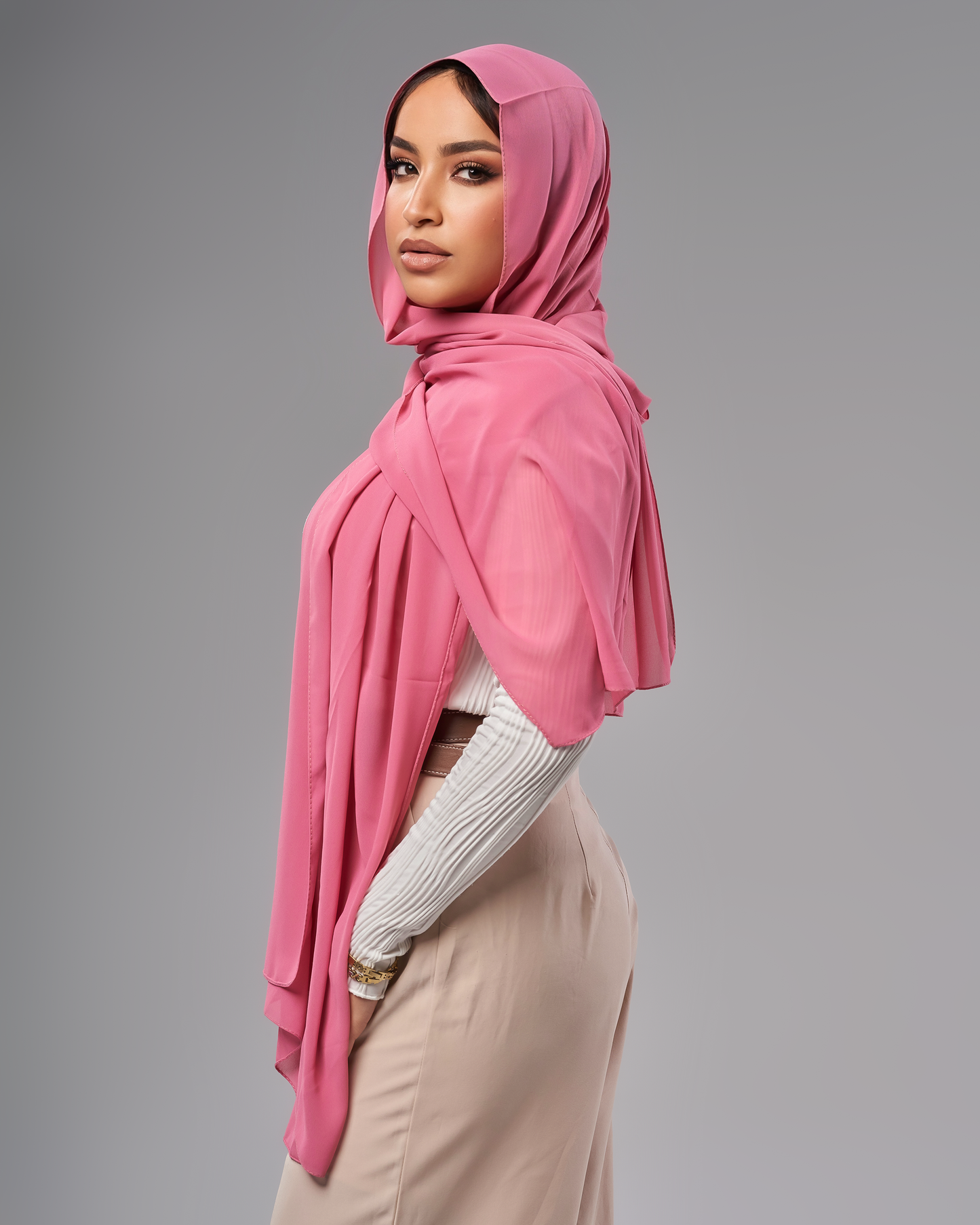 Everyday Chiffon Hijab - Blush Berry