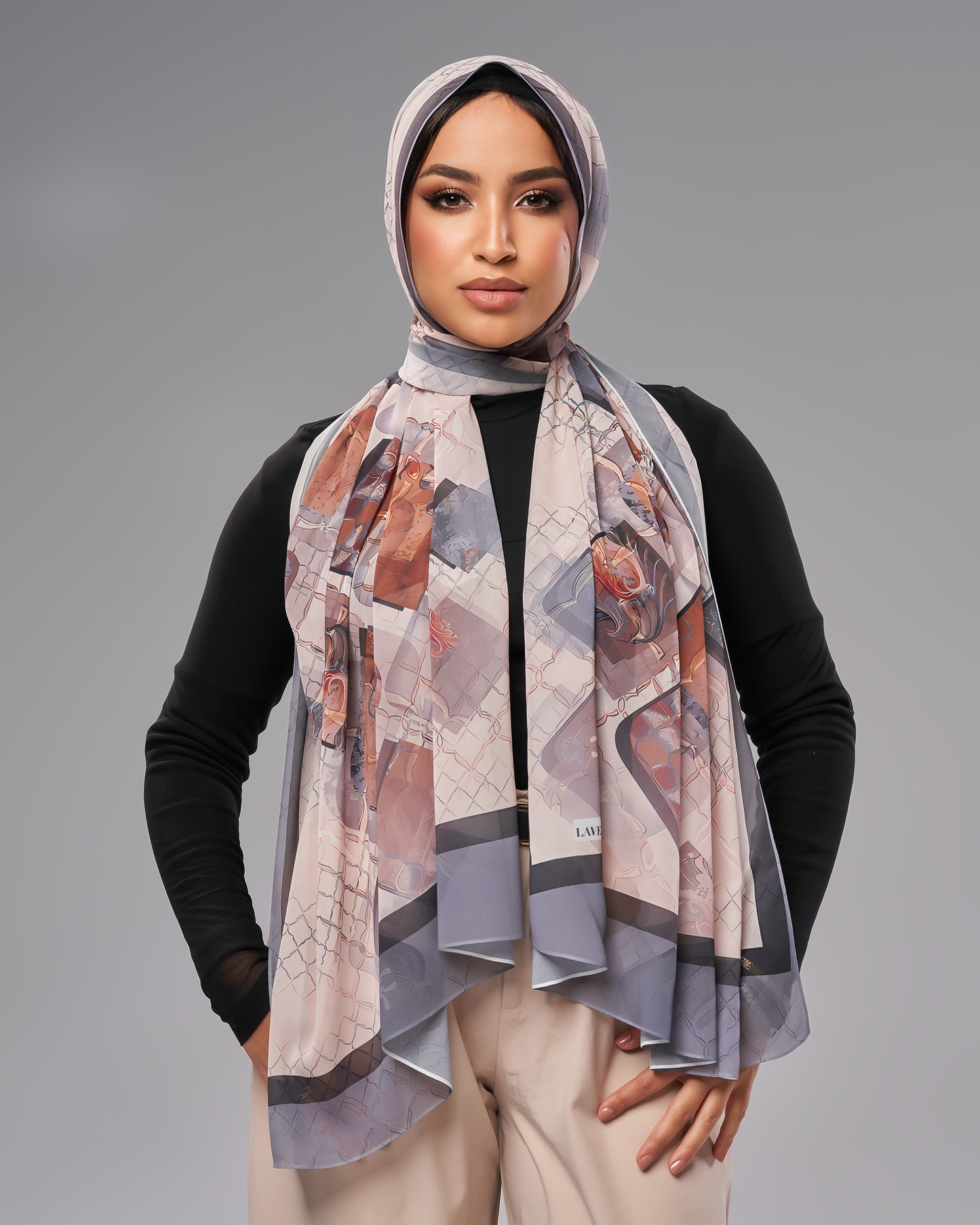 Printed Chiffon Hijab