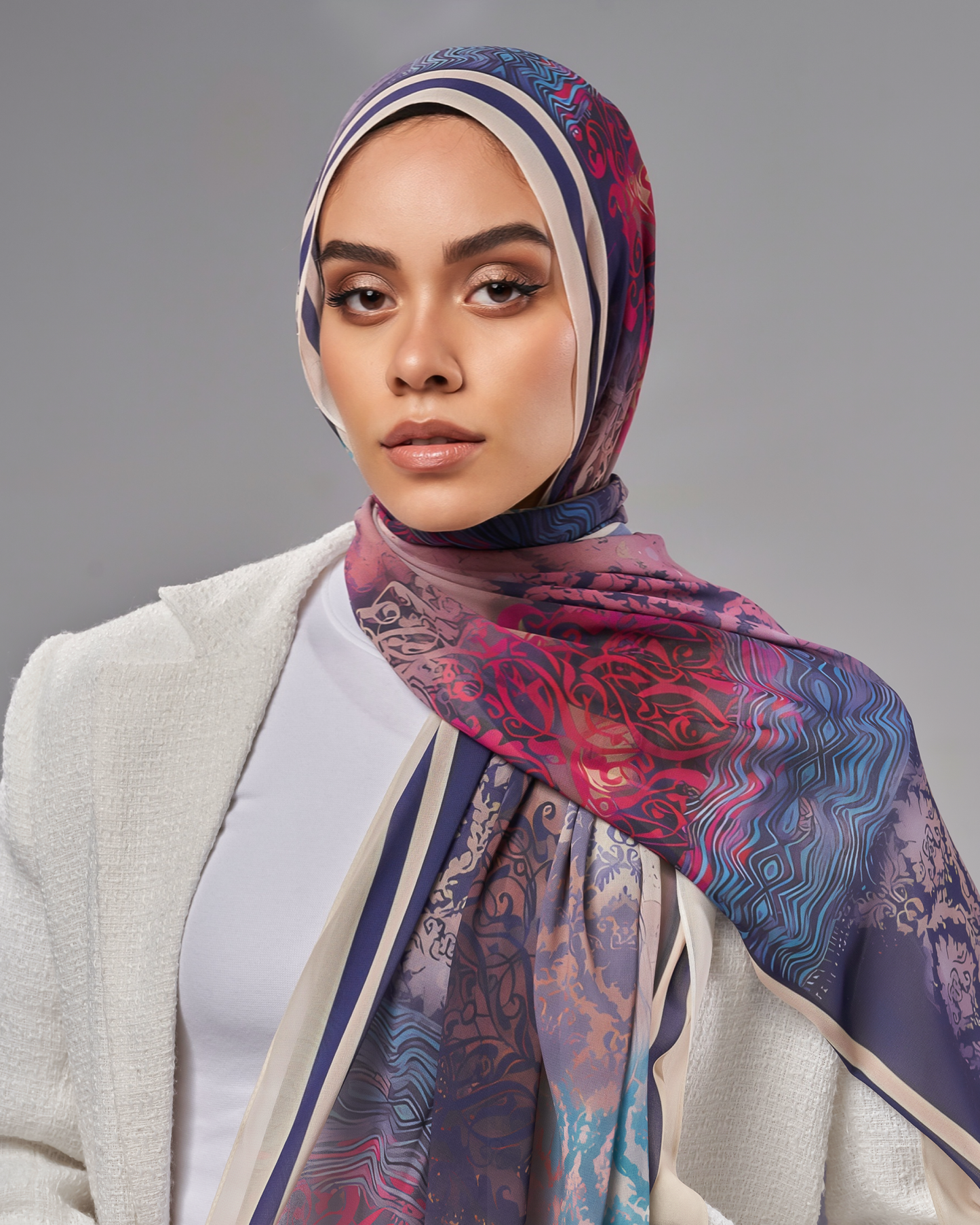 Printed Chiffon Hijab