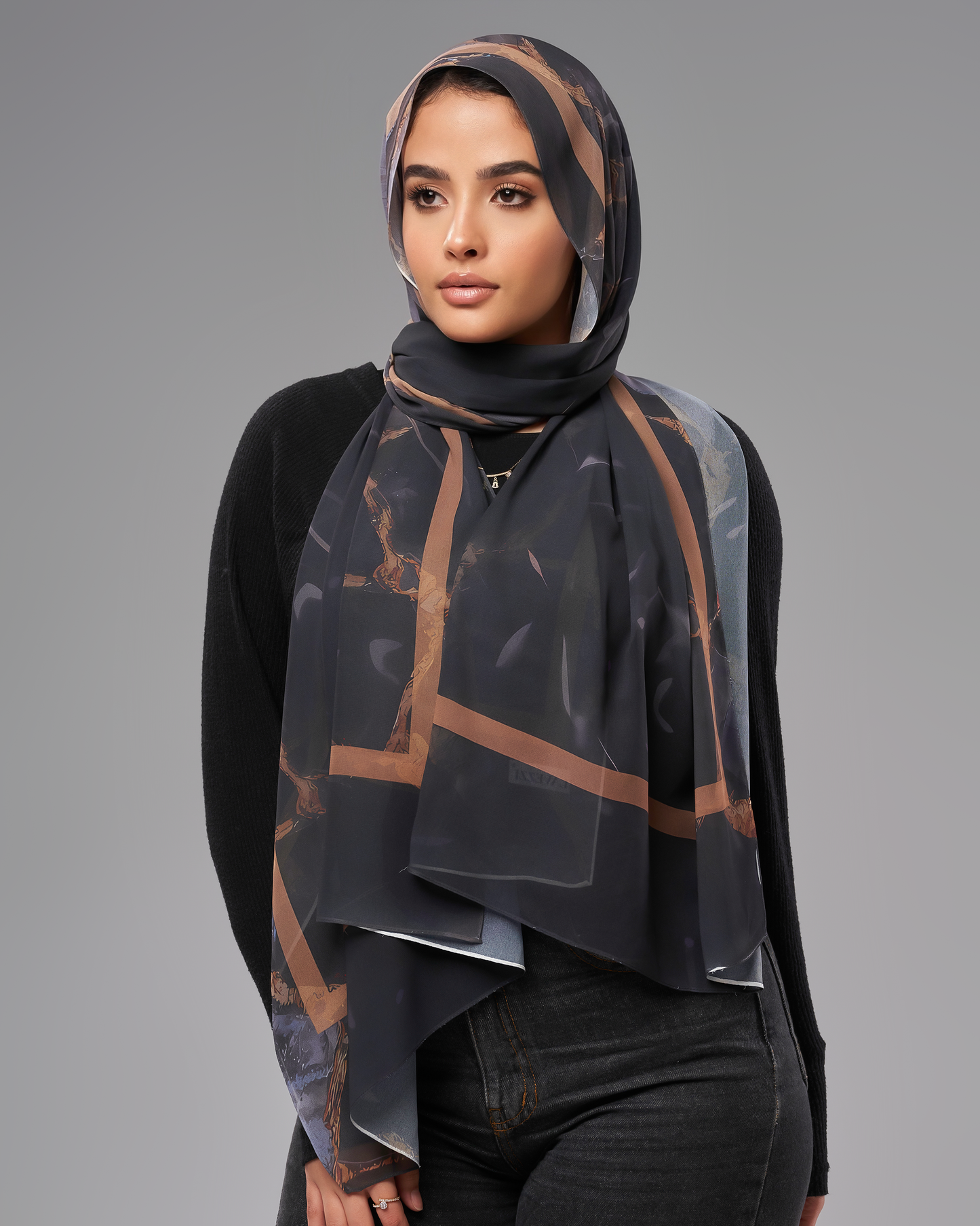 Printed Chiffon Hijab