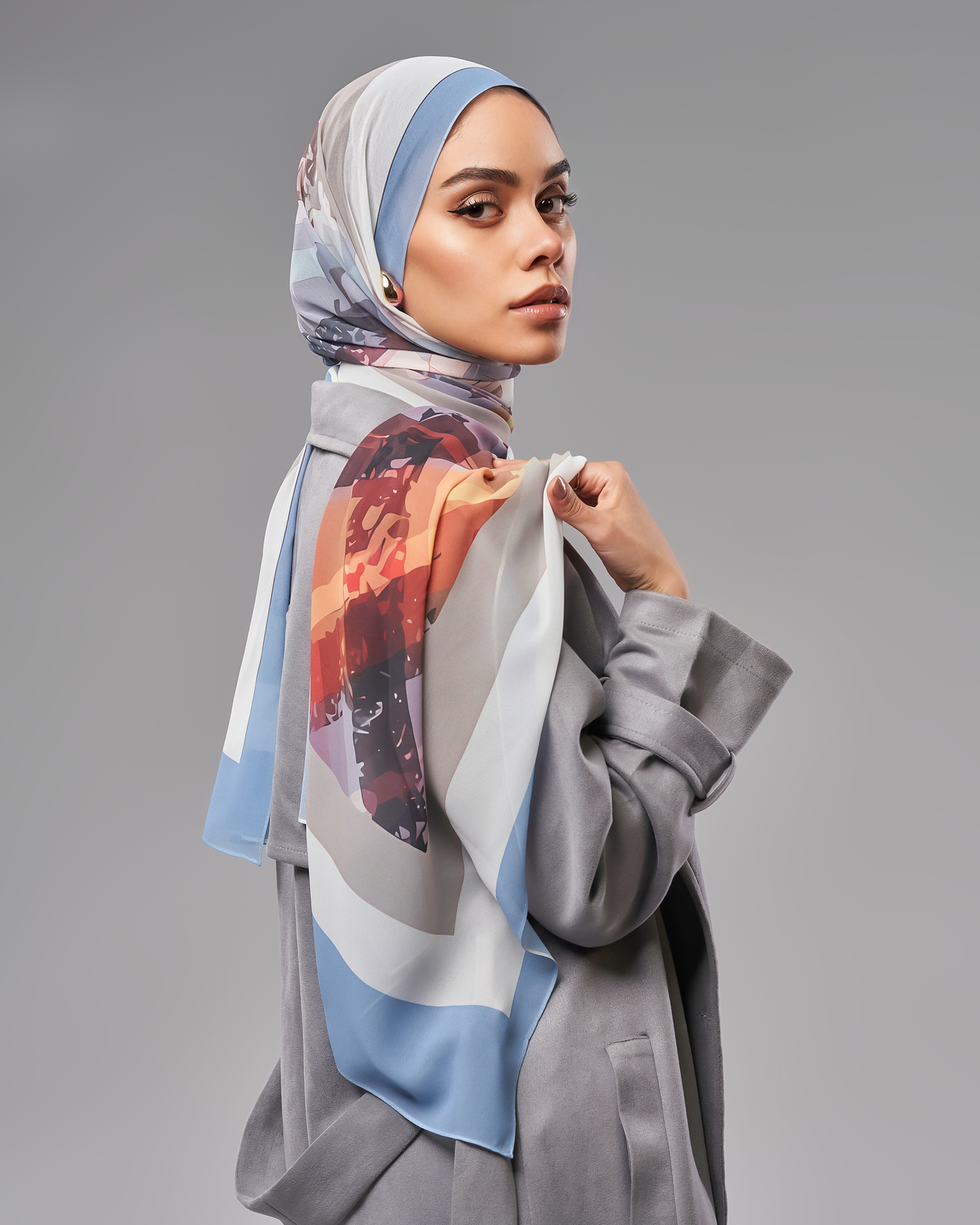 Printed Chiffon Hijab