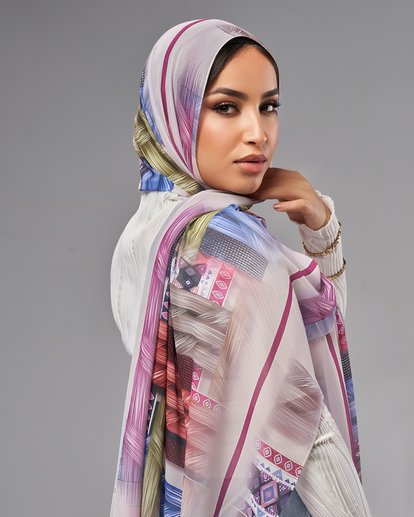 Printed Chiffon Hijab