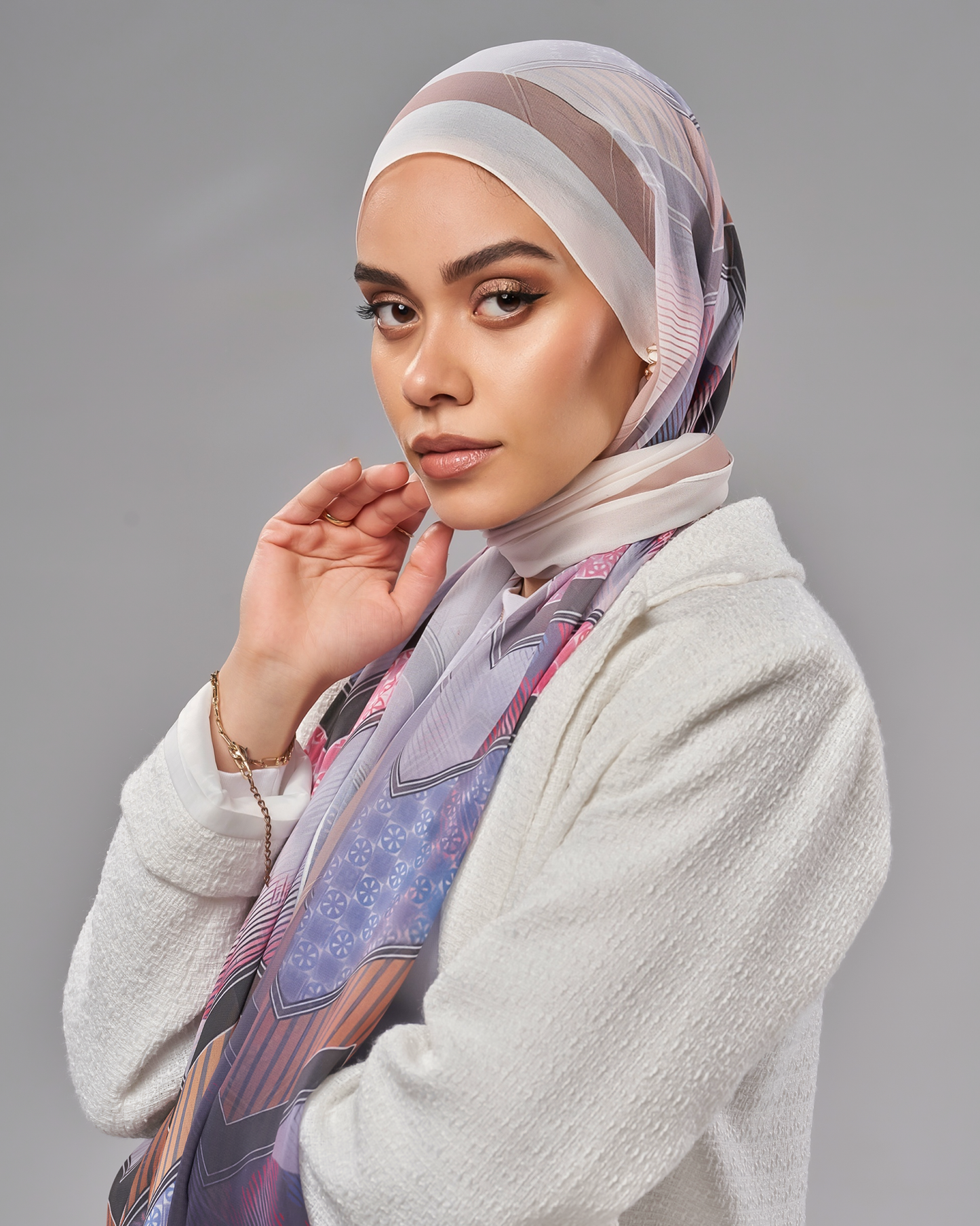 Printed Chiffon Hijab