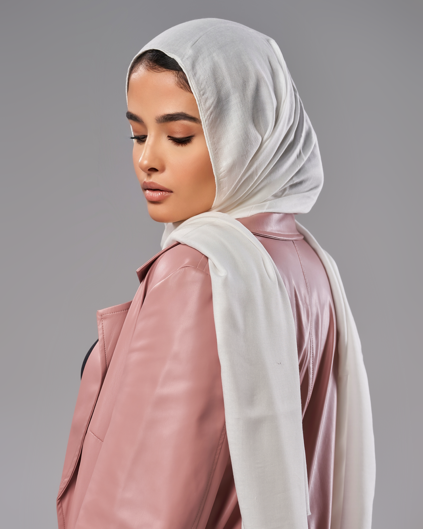 Cotton Modal Hijab - Off White
