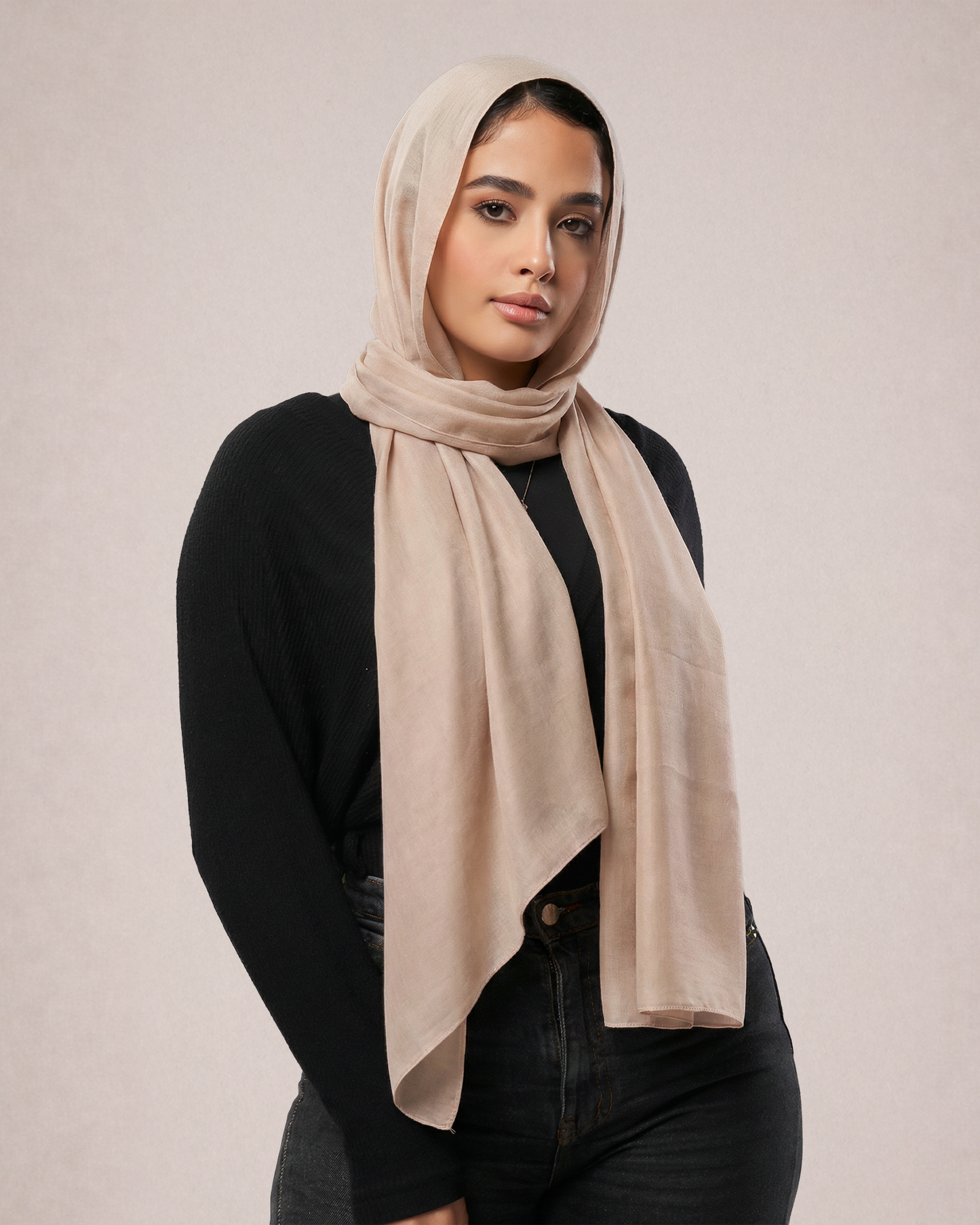 Cotton Modal Hijab - Dusty Mauve