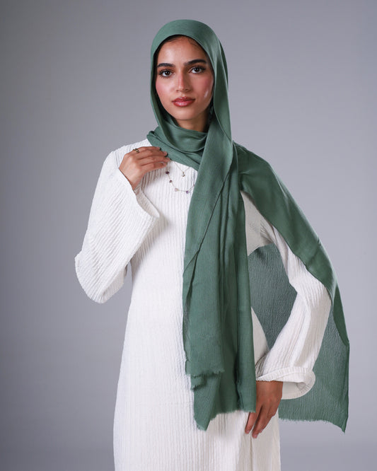 Cotton Sponge Modal - Olive Green