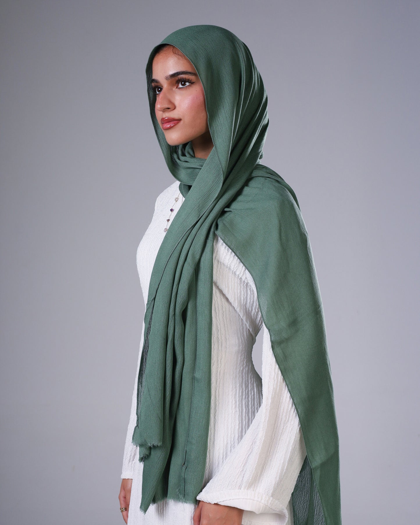 Cotton Sponge Modal - Olive Green