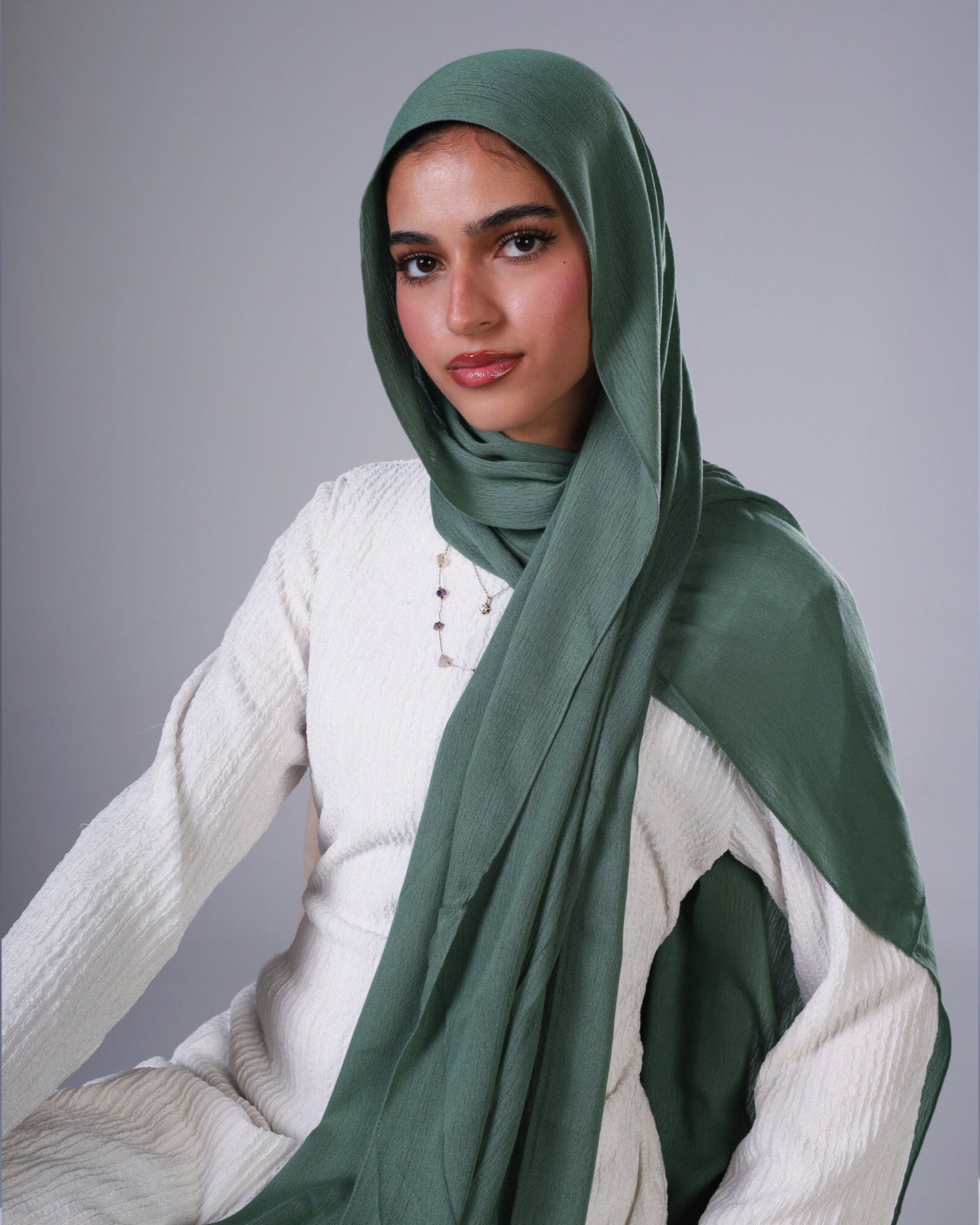 Cotton Sponge Modal - Olive Green