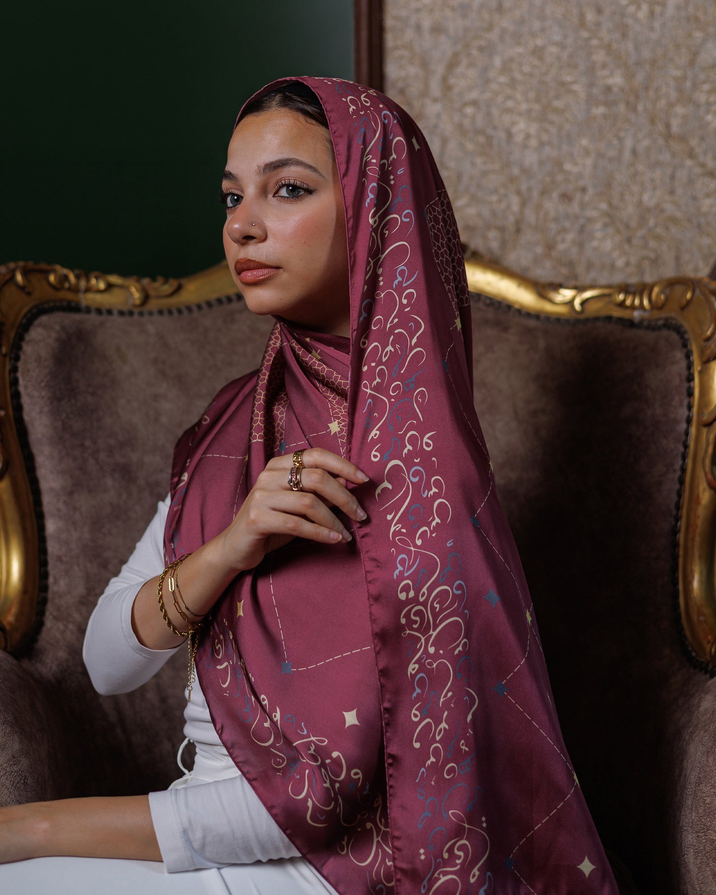Sutoor - Satin Scarf
