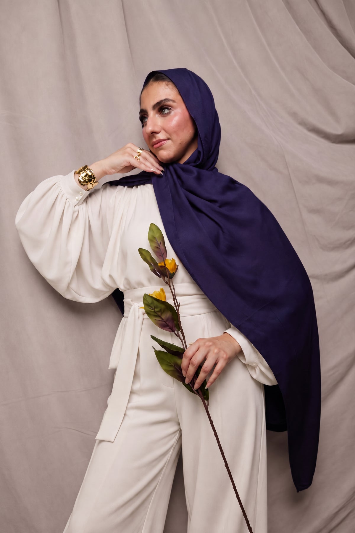 Navy Modal Elegance