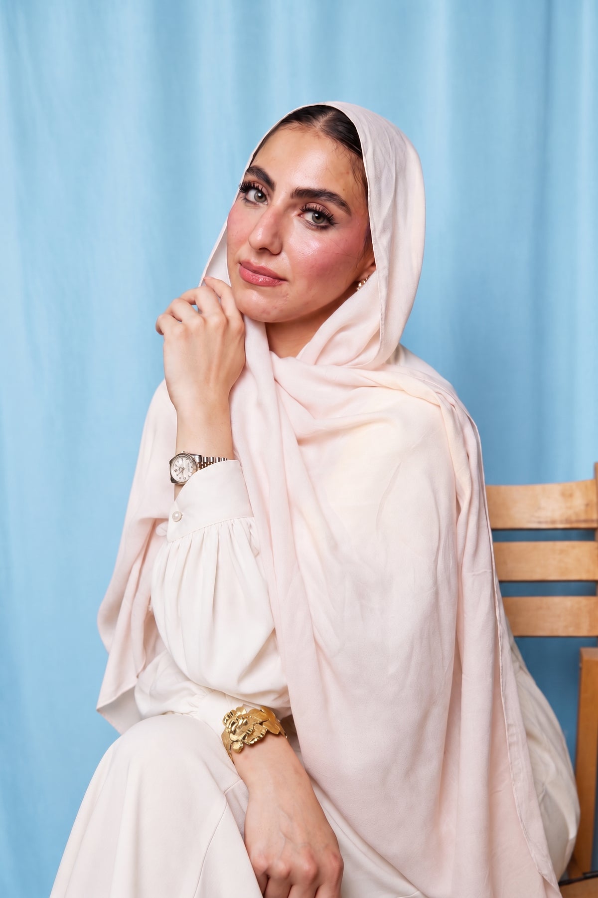 Soft Blush Modal Elegance Scarf