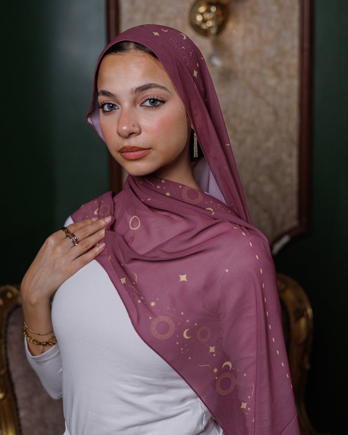 Wahj - Chiffon Scarf