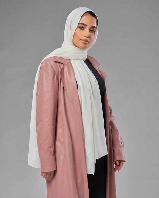 Cotton Modal Hijab - Off White