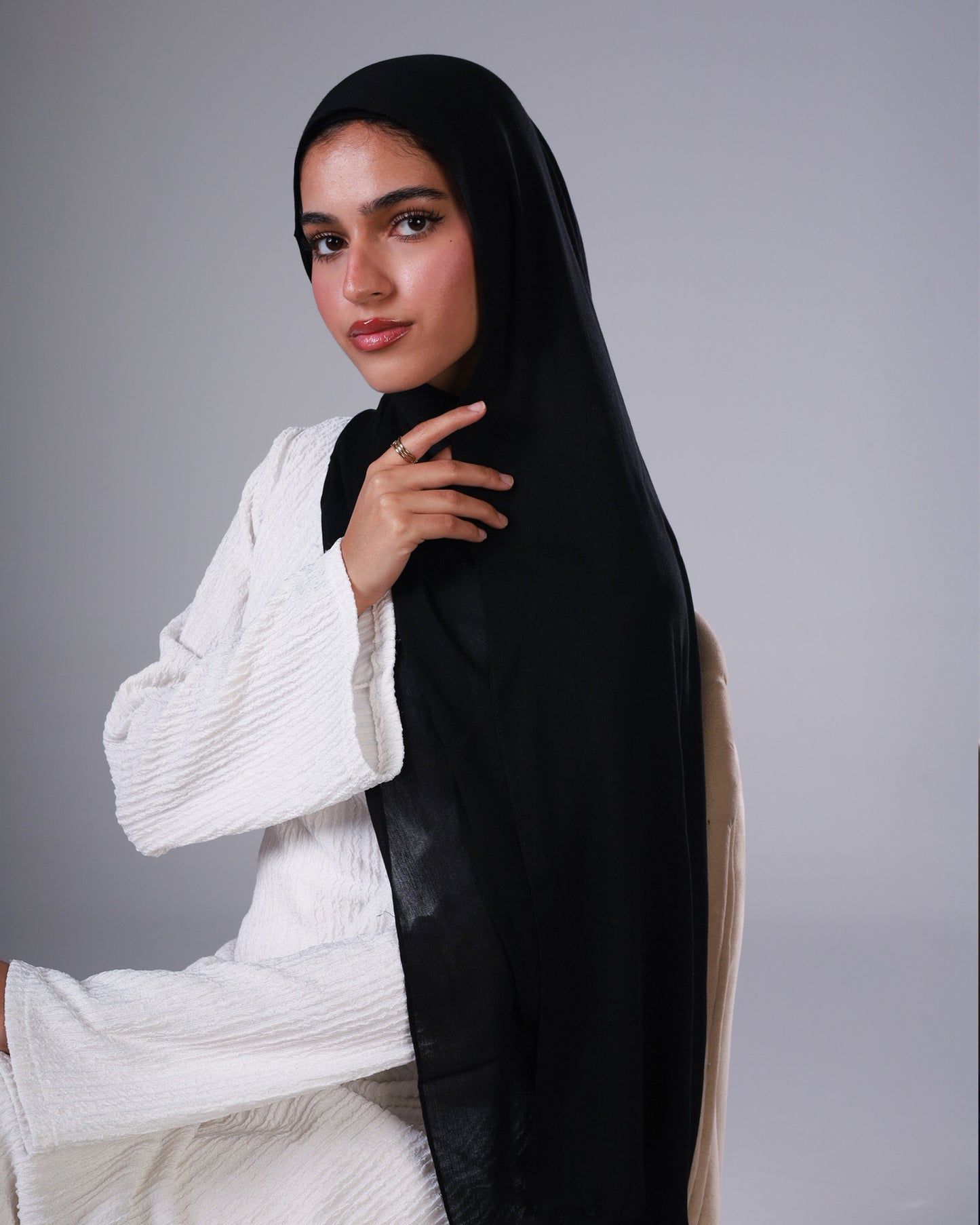 Cotton Sponge Modal - Black