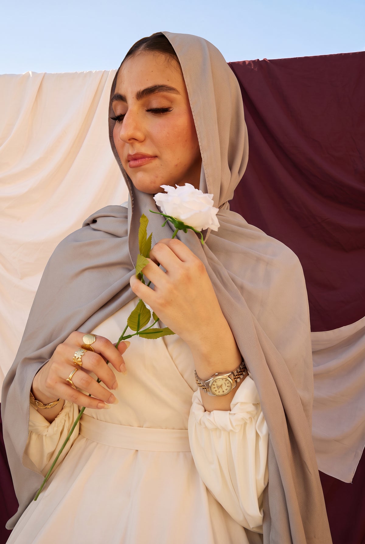 Grey Modal Elegance