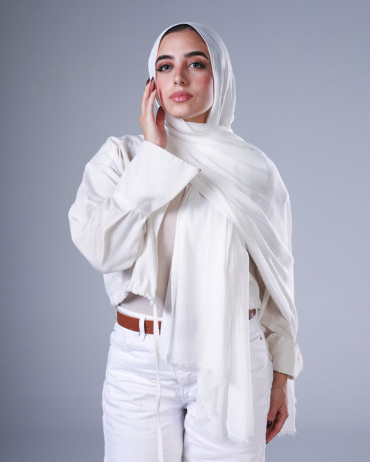 Cotton Sponge Modal - Off White