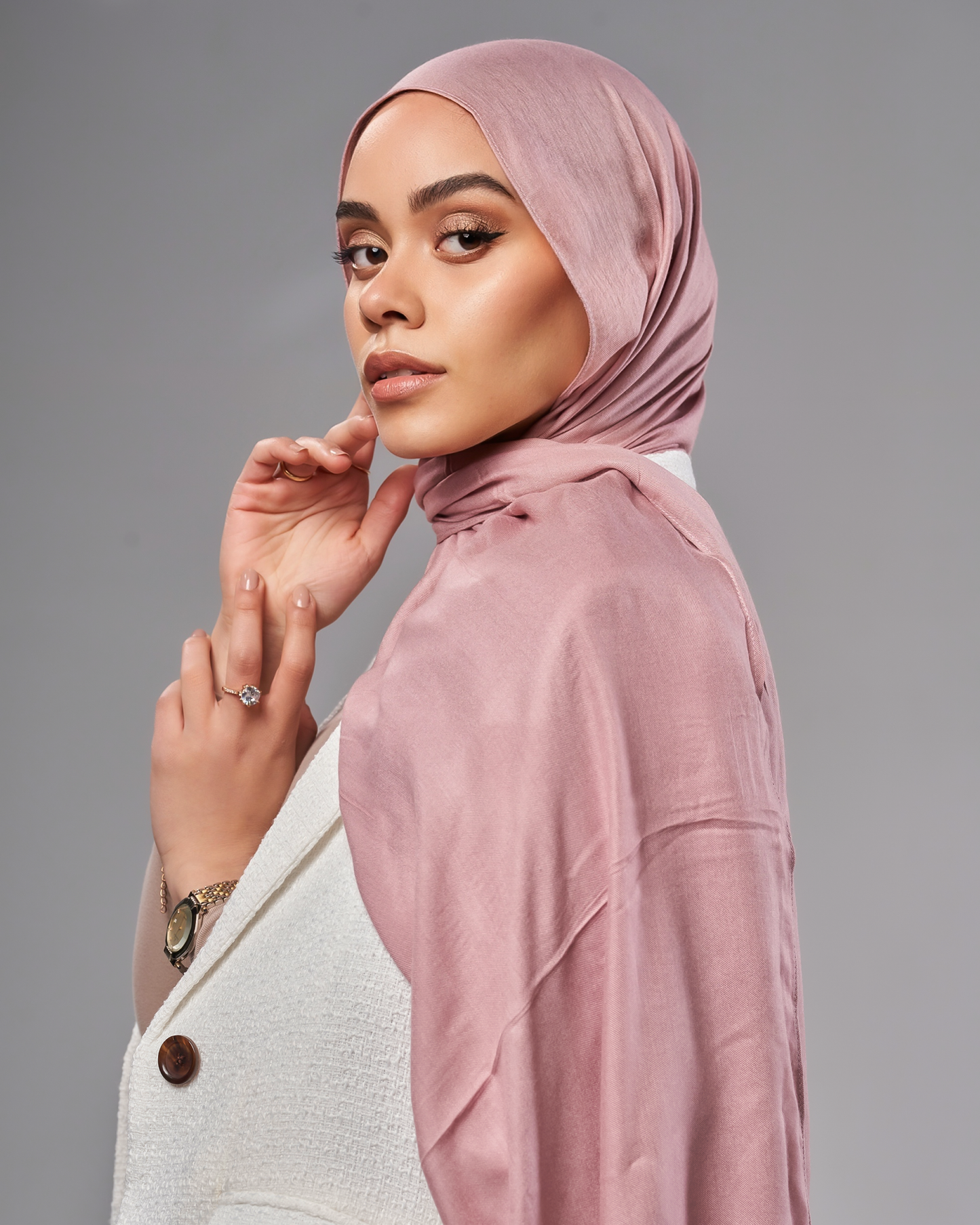 Cotton Modal Hijab - Modest Nut