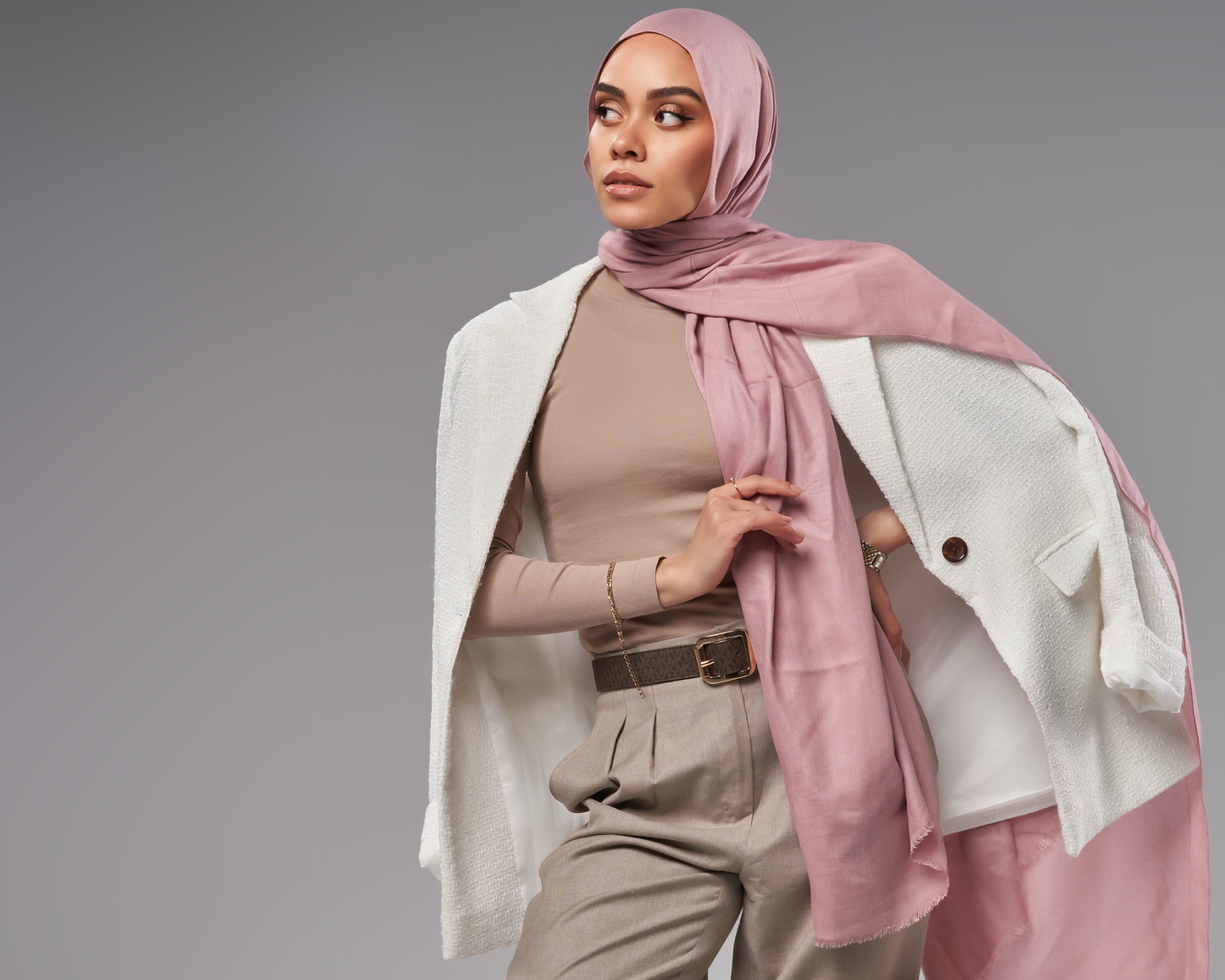 Cotton Modal Hijab - Modest Nut