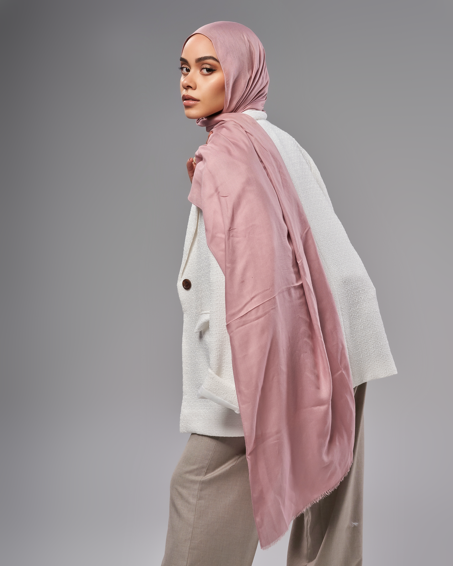 Cotton Modal Hijab - Modest Nut