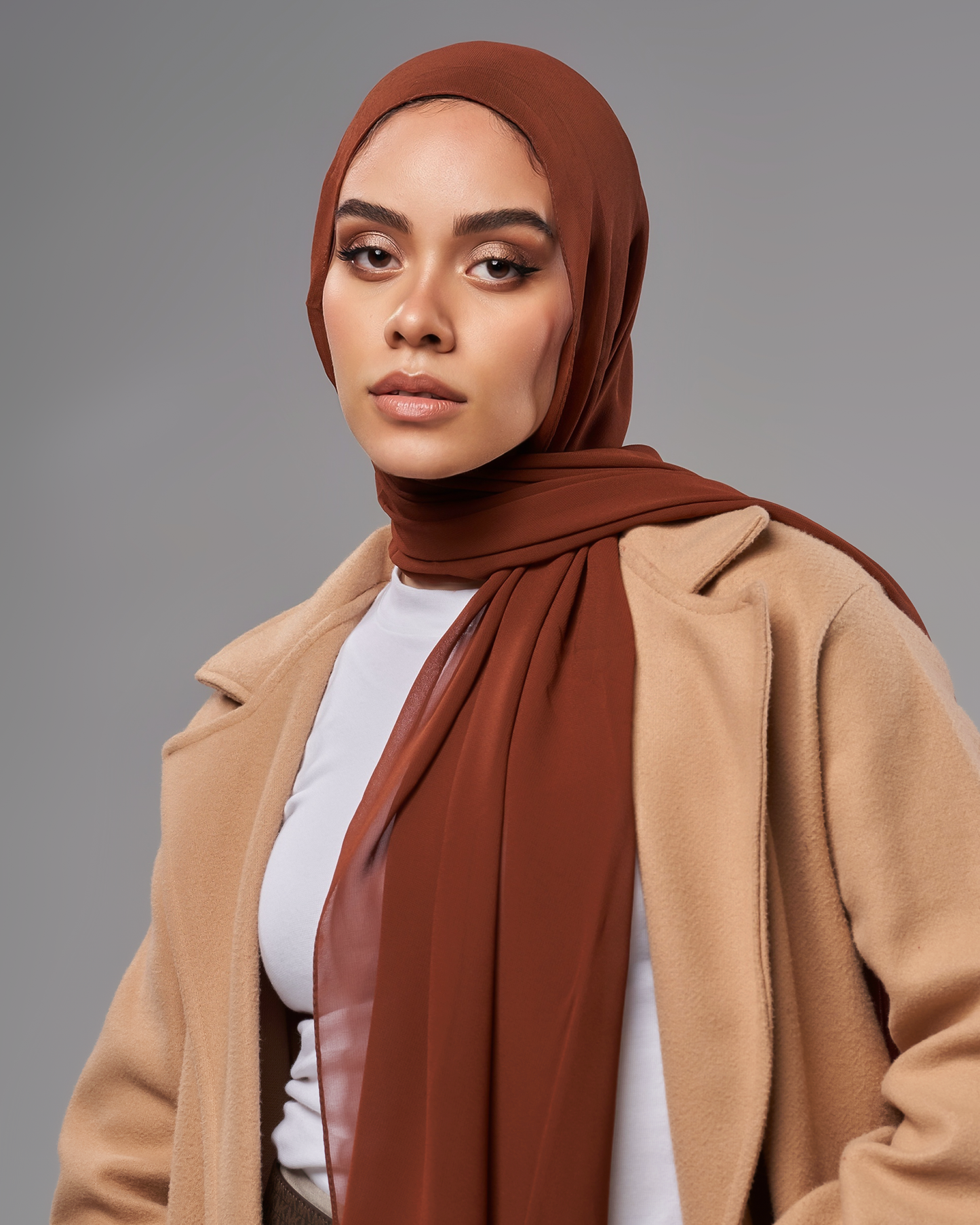 Everyday Chiffon Hijab - Cocoa