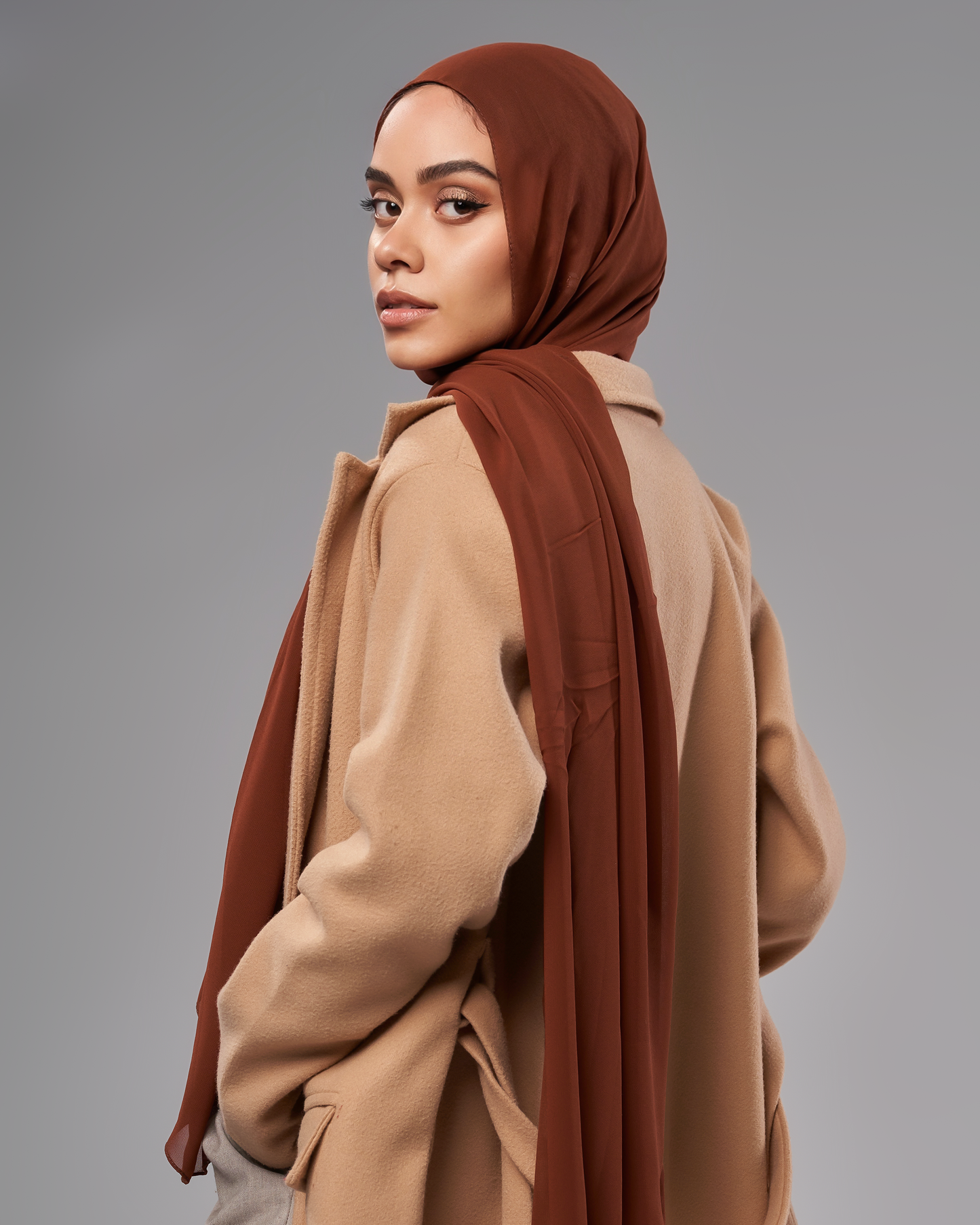 Everyday Chiffon Hijab - Cocoa