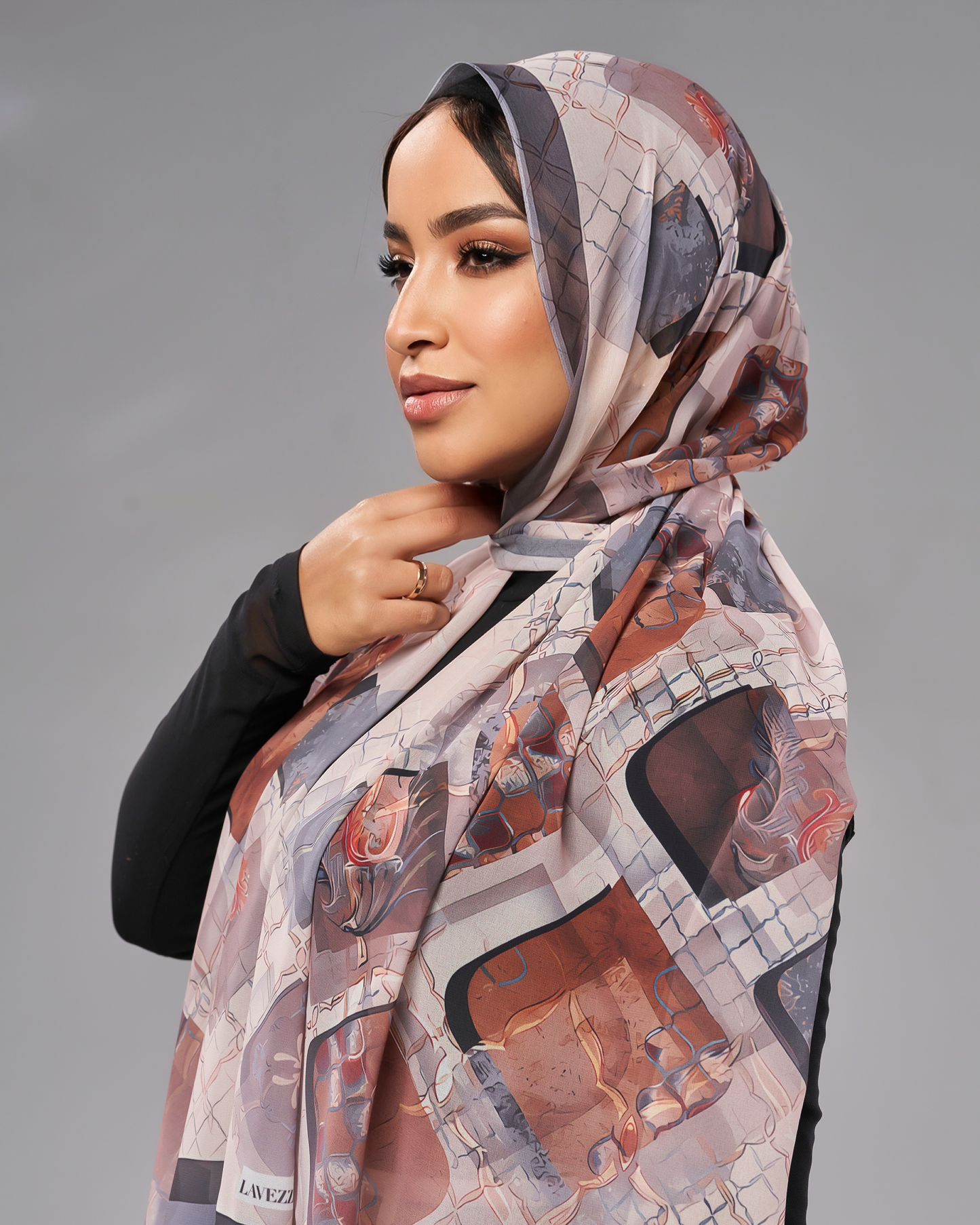 Printed Chiffon Hijab
