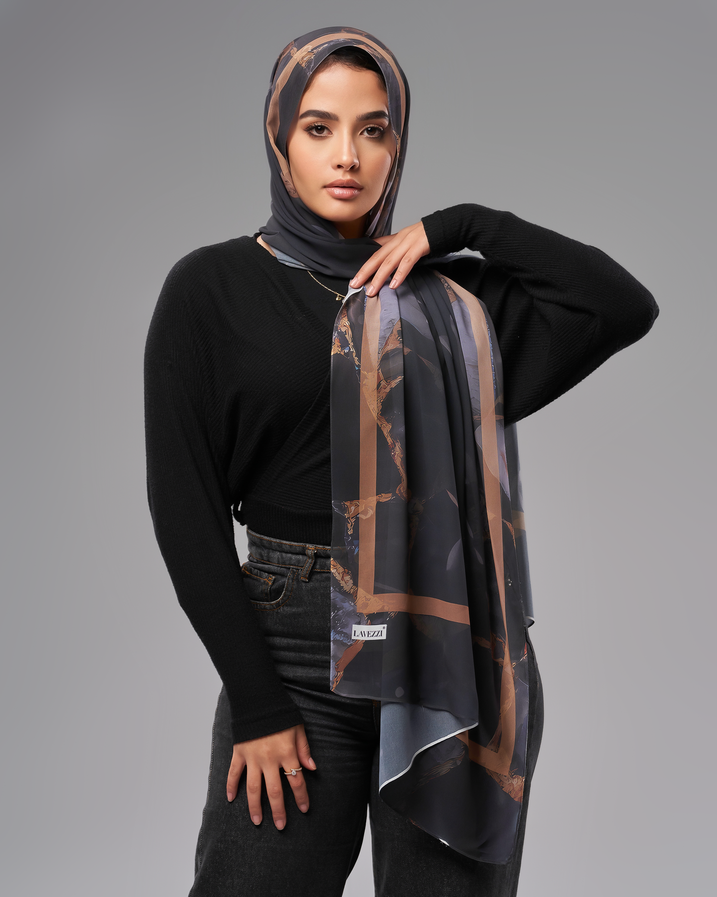 Printed Chiffon Hijab