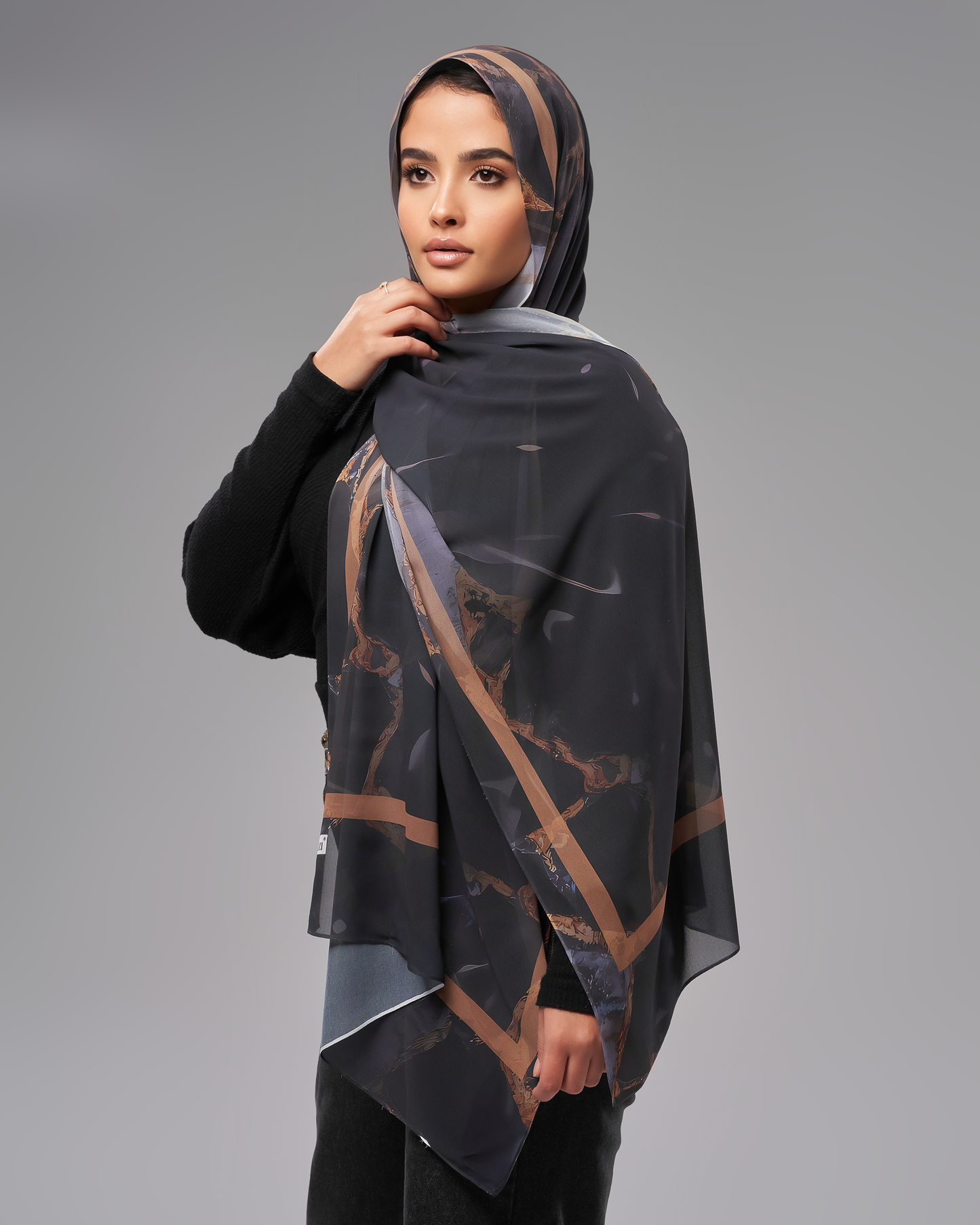 Printed Chiffon Hijab