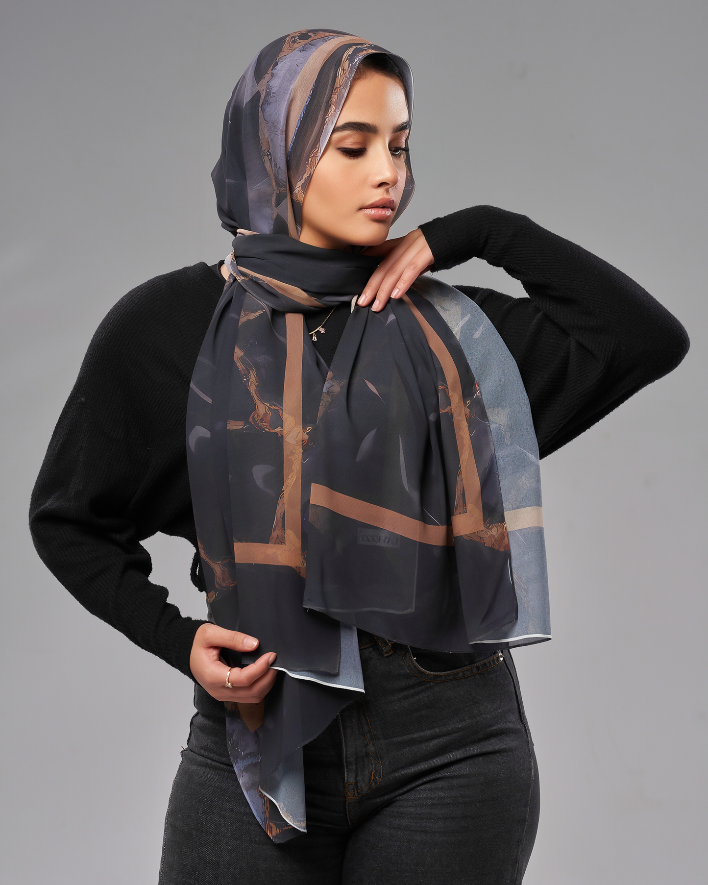 Printed Chiffon Hijab