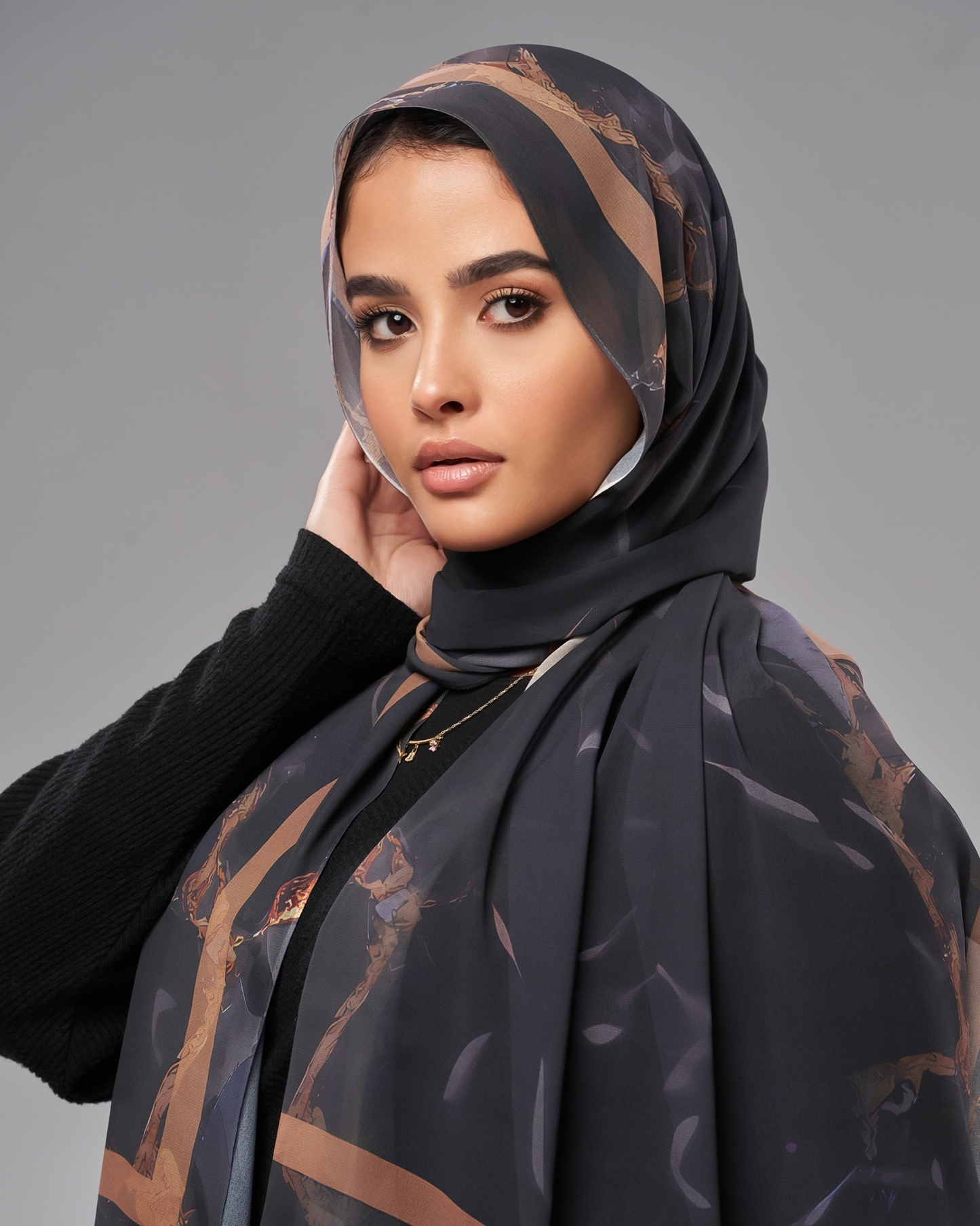 Printed Chiffon Hijab