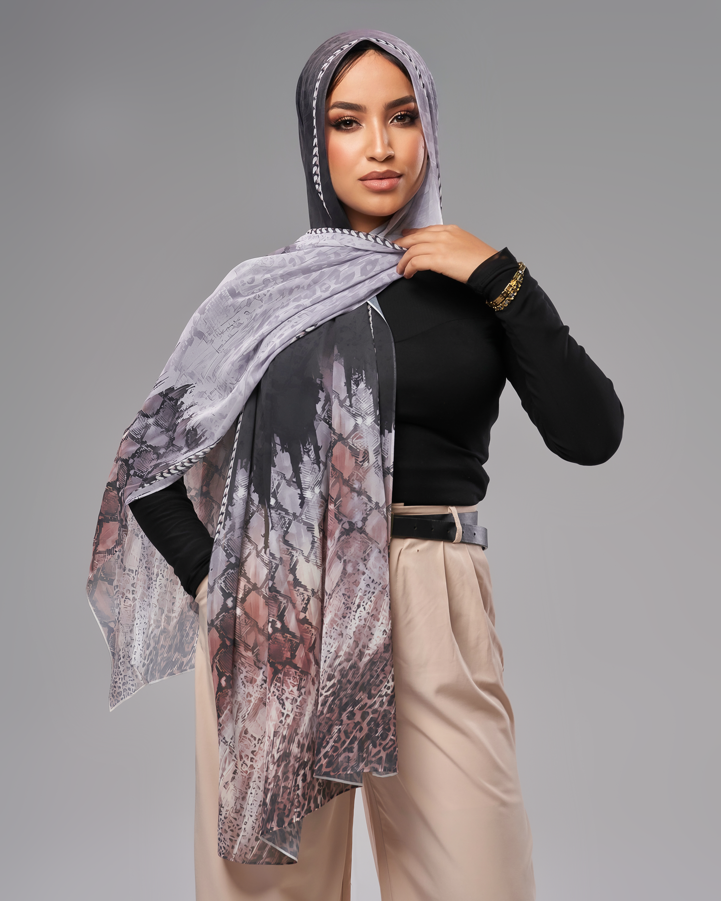 Printed Chiffon Hijab