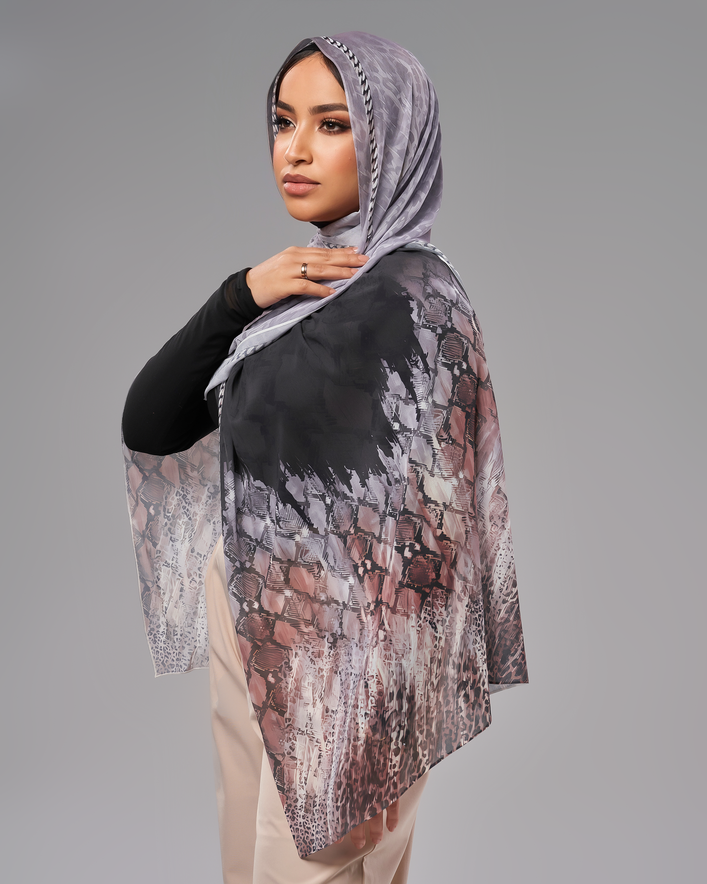 Printed Chiffon Hijab