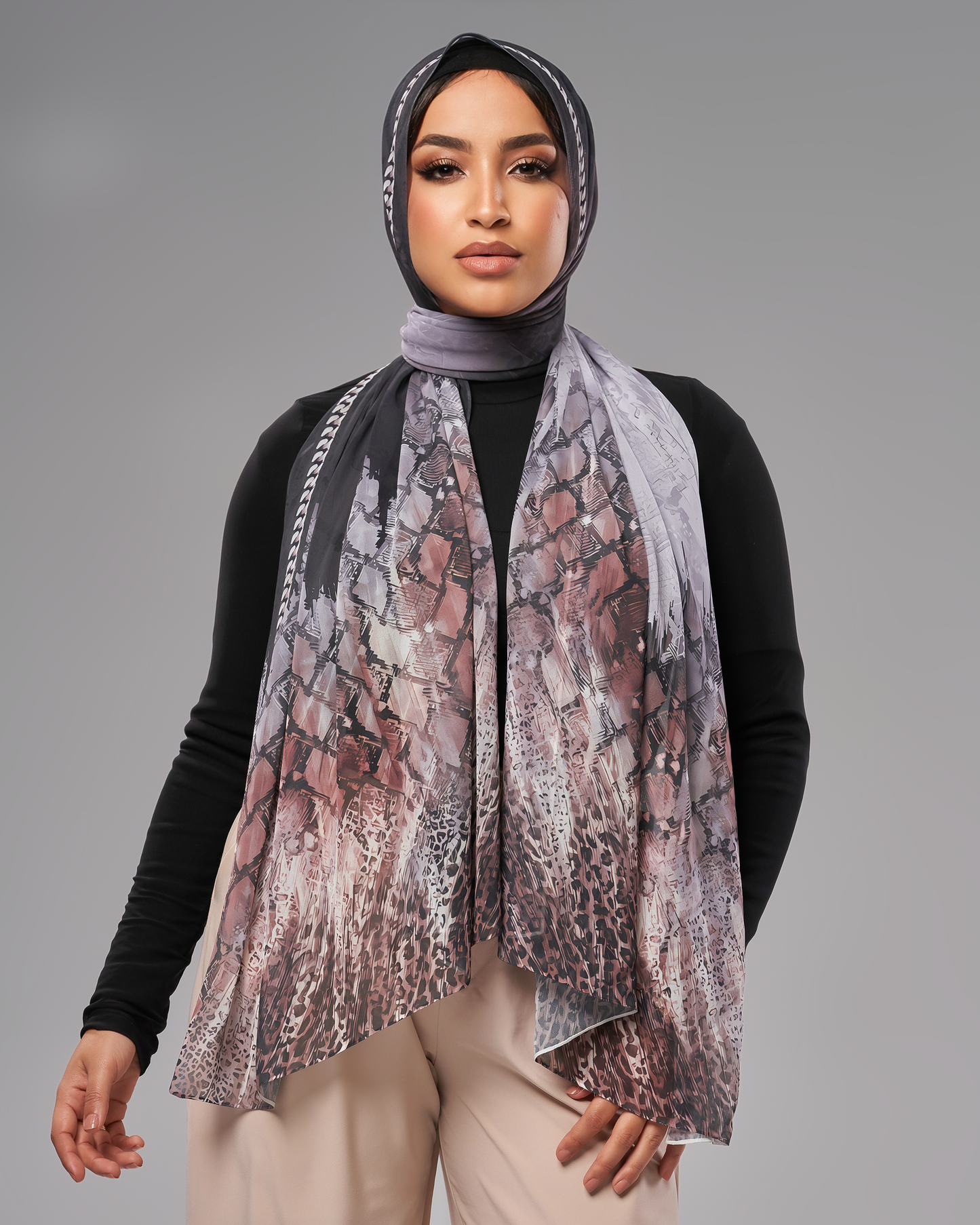Printed Chiffon Hijab