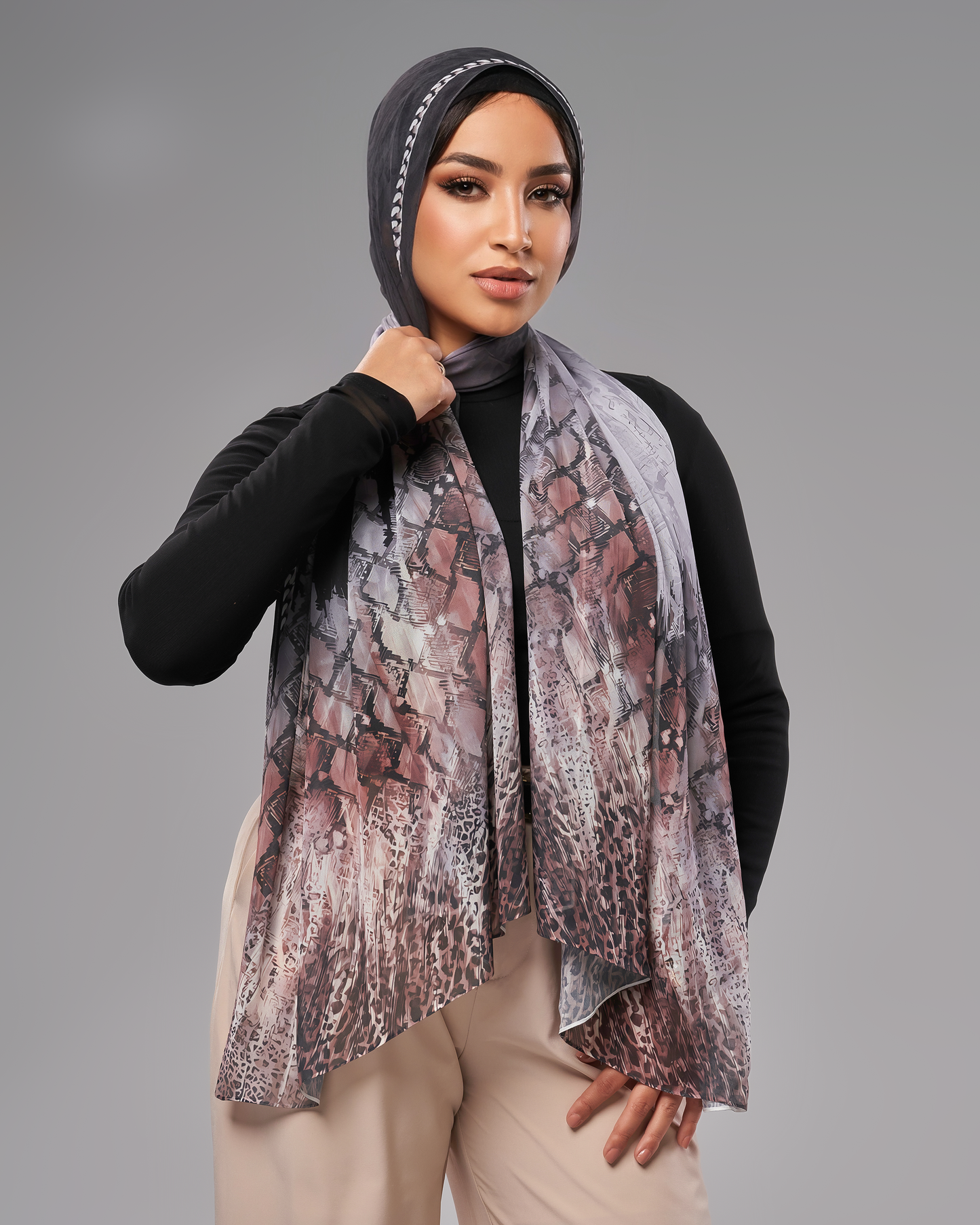 Printed Chiffon Hijab