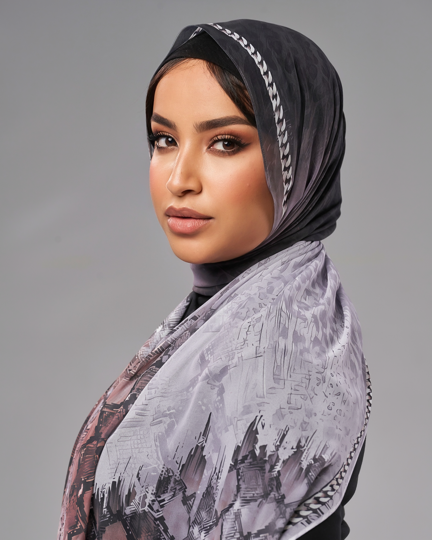 Printed Chiffon Hijab