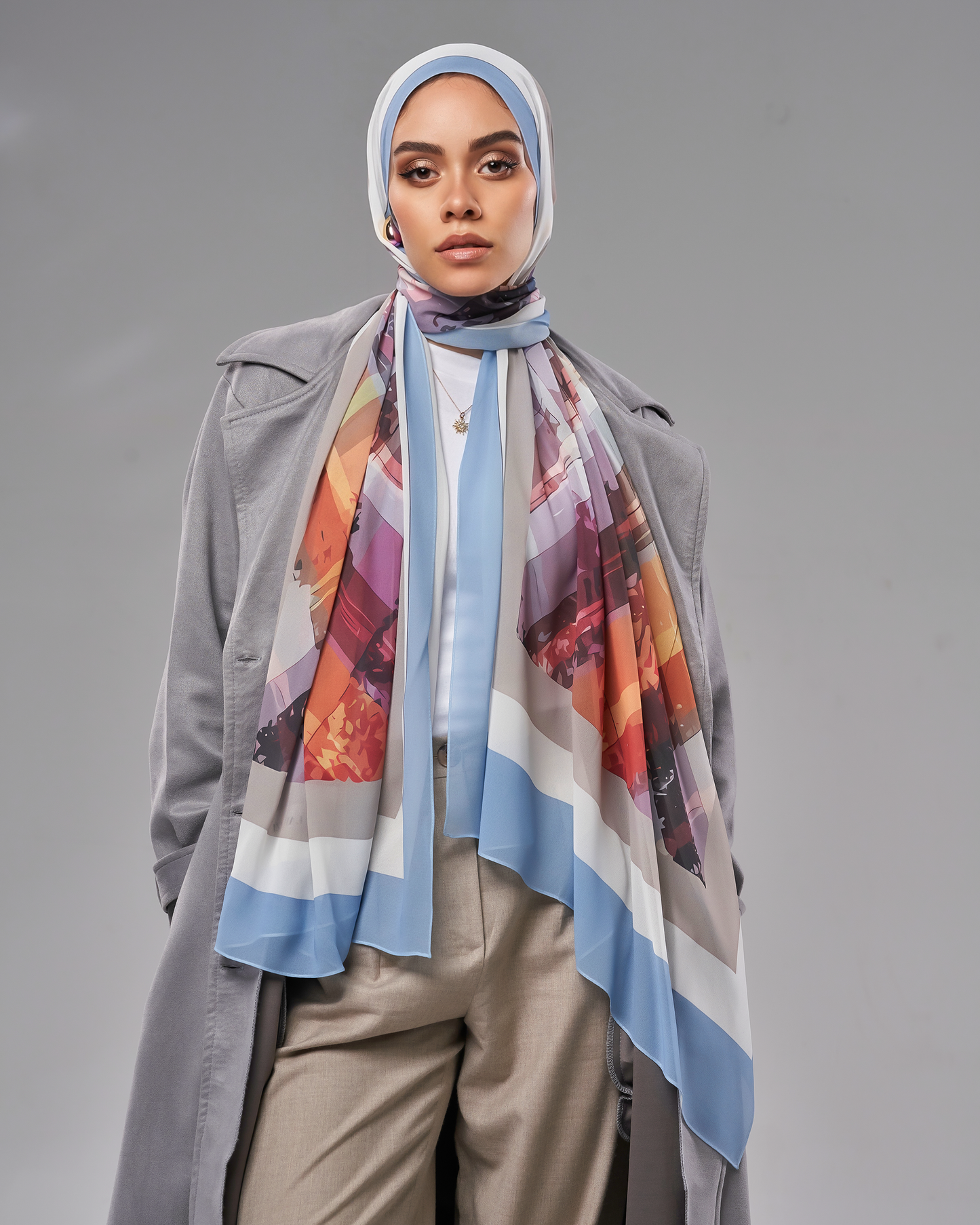 Printed Chiffon Hijab