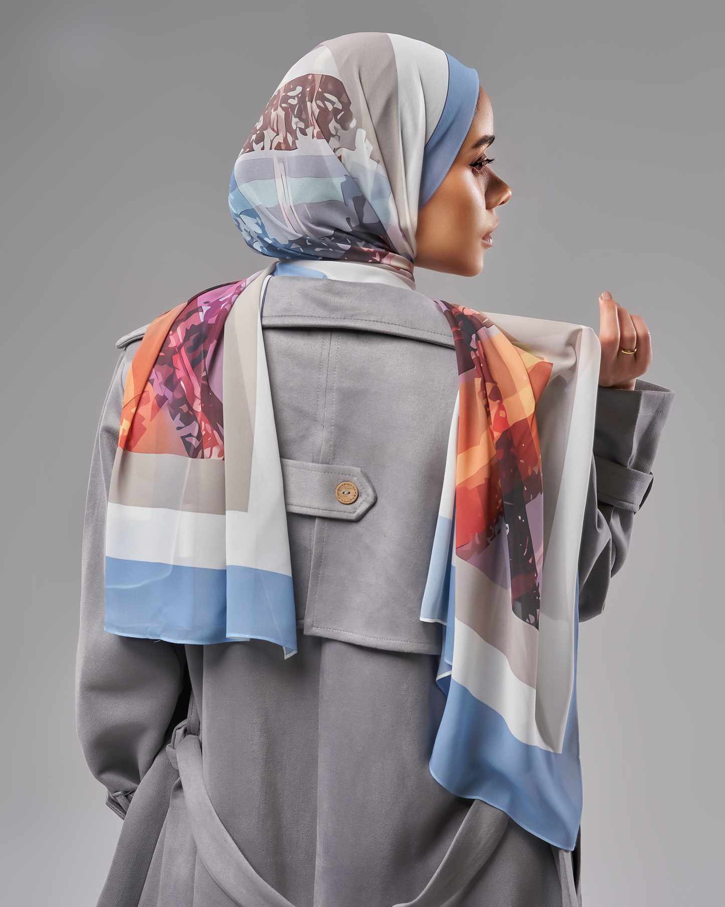 Printed Chiffon Hijab