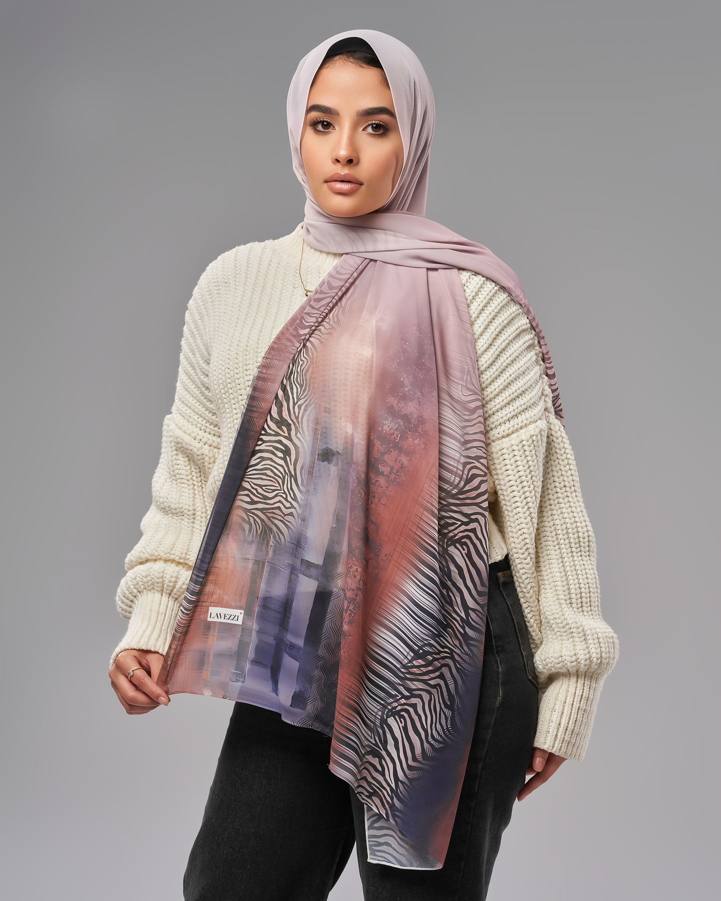 Printed Chiffon Hijab