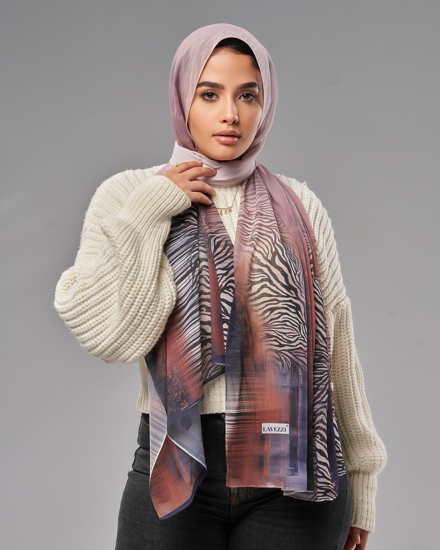 Printed Chiffon Hijab