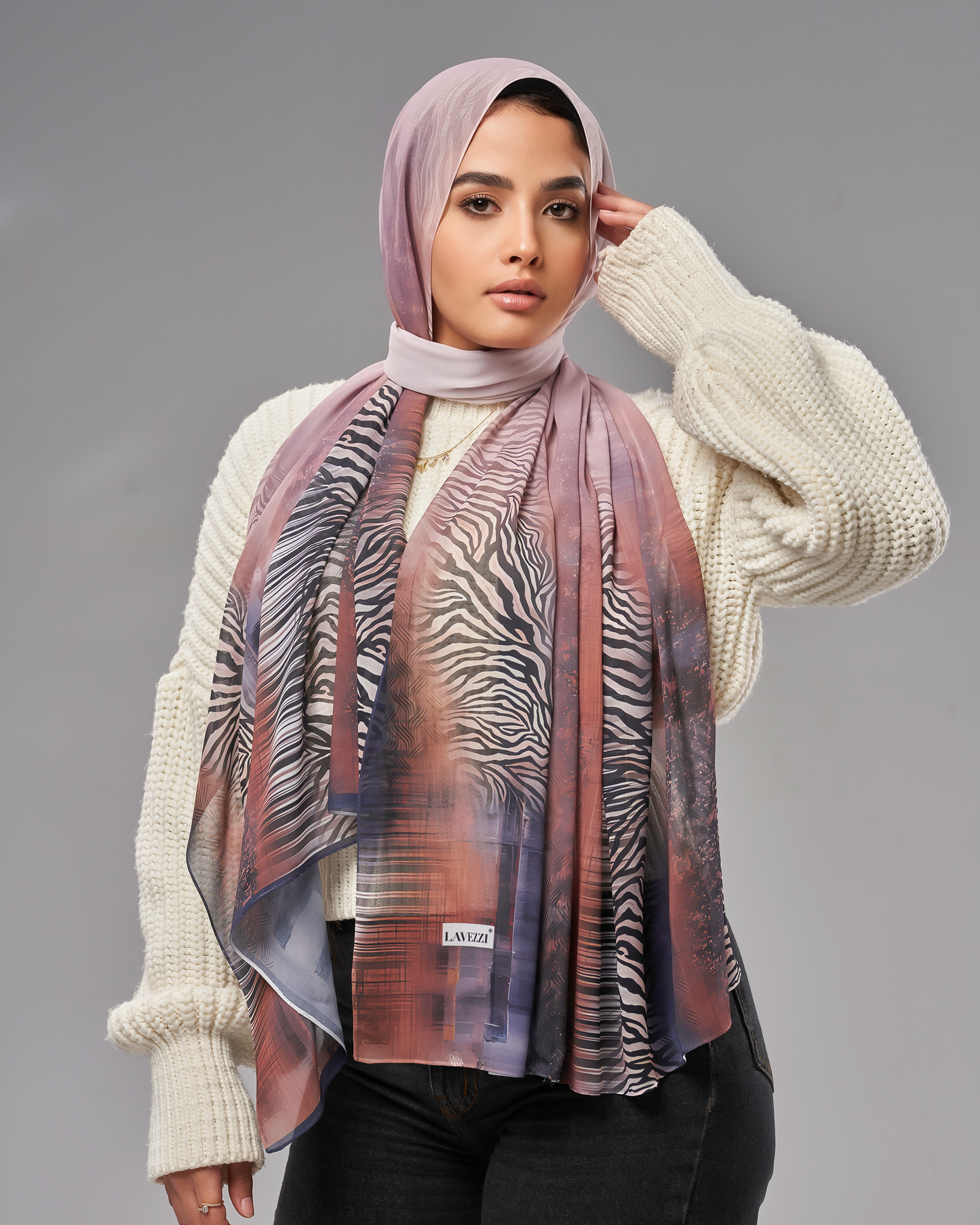 Printed Chiffon Hijab