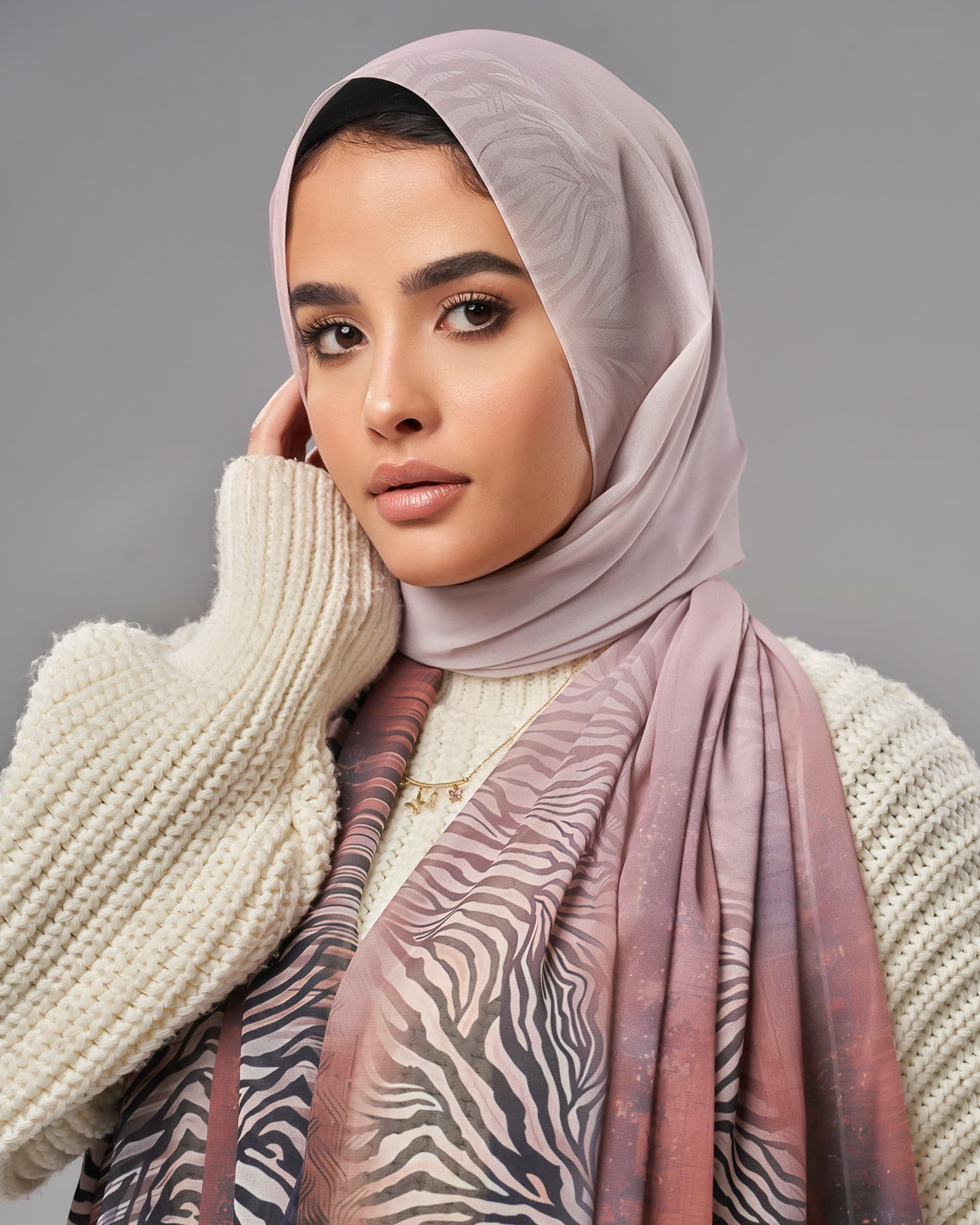 Printed Chiffon Hijab