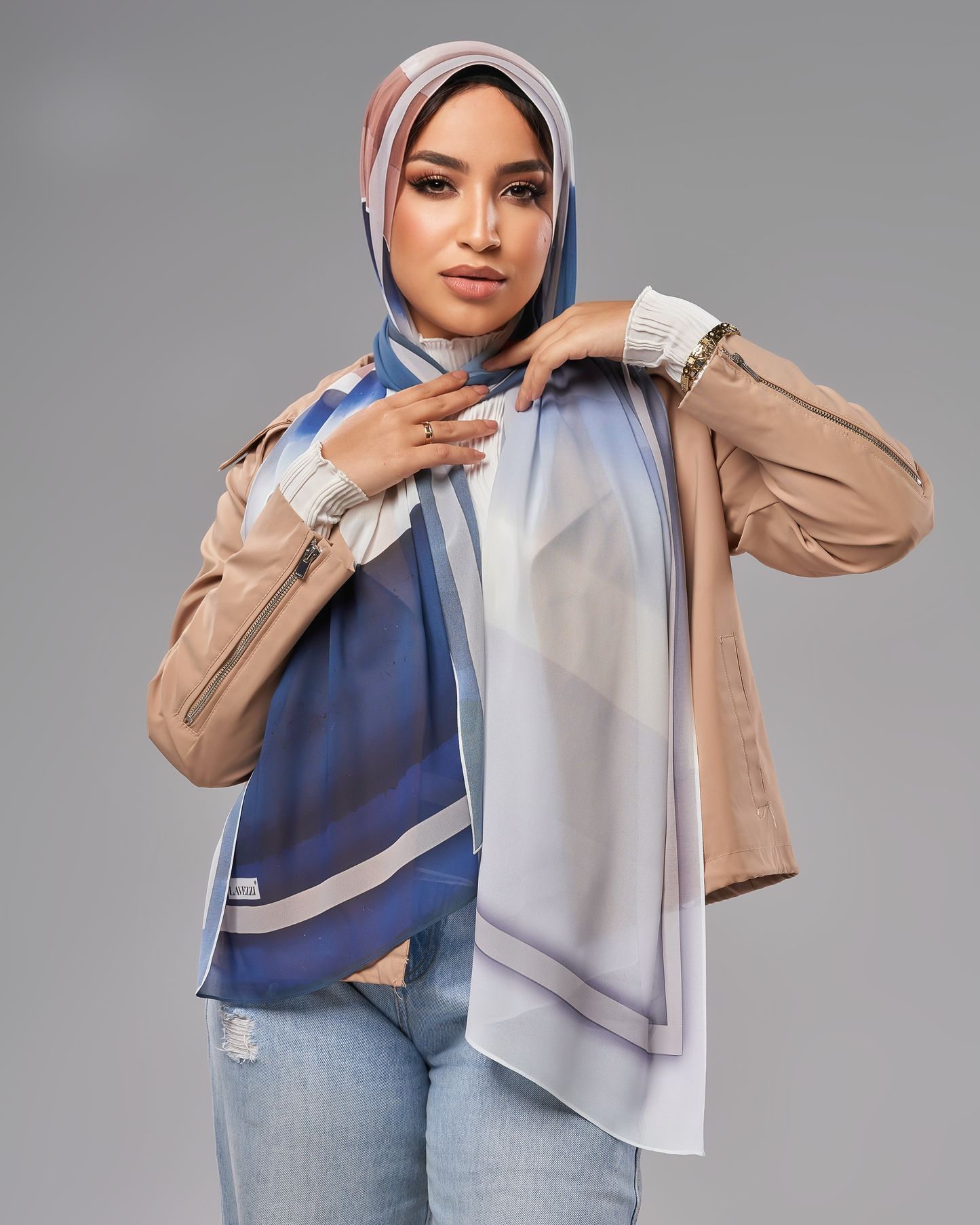 Printed Chiffon Hijab