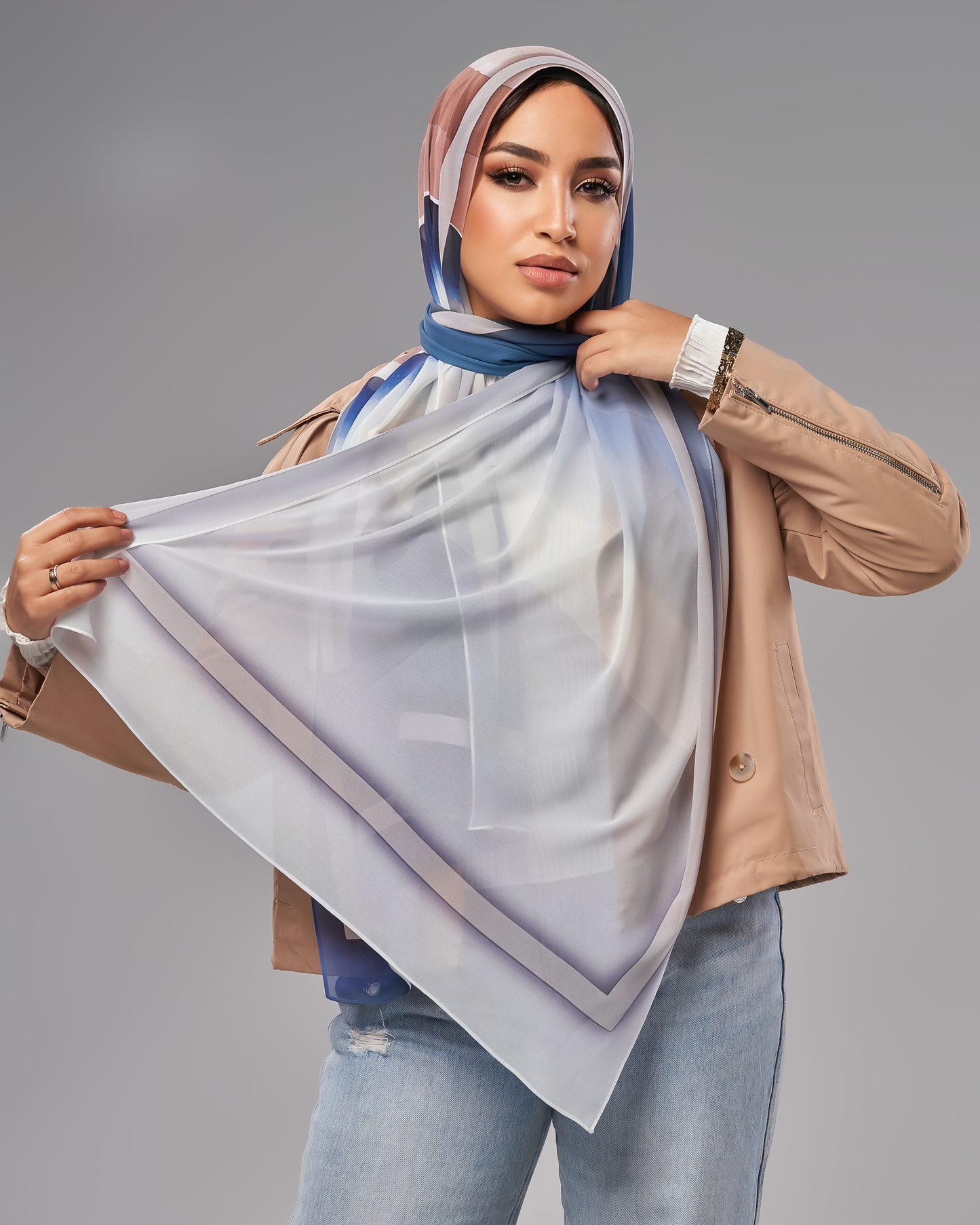 Printed Chiffon Hijab