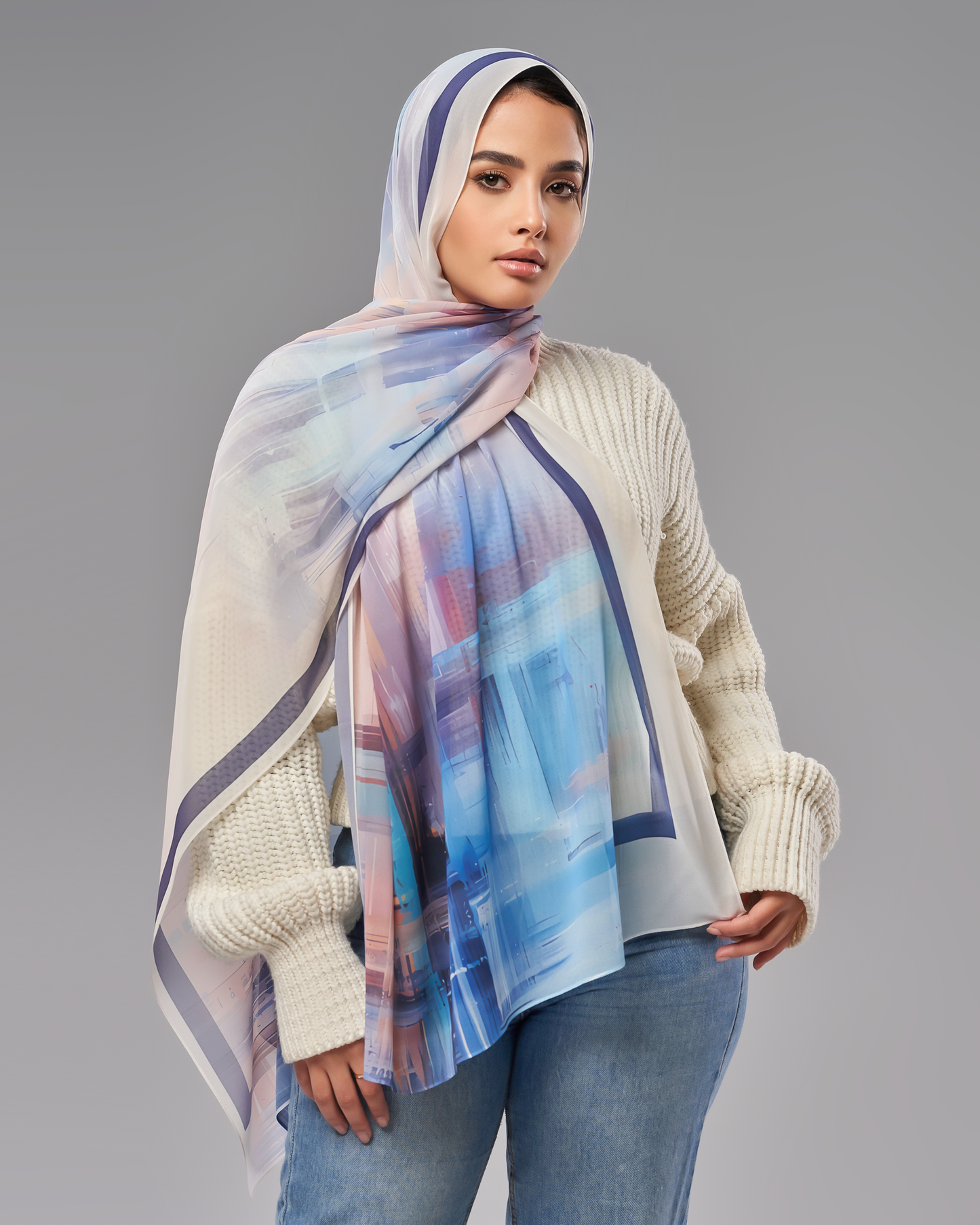 Printed Chiffon Hijab