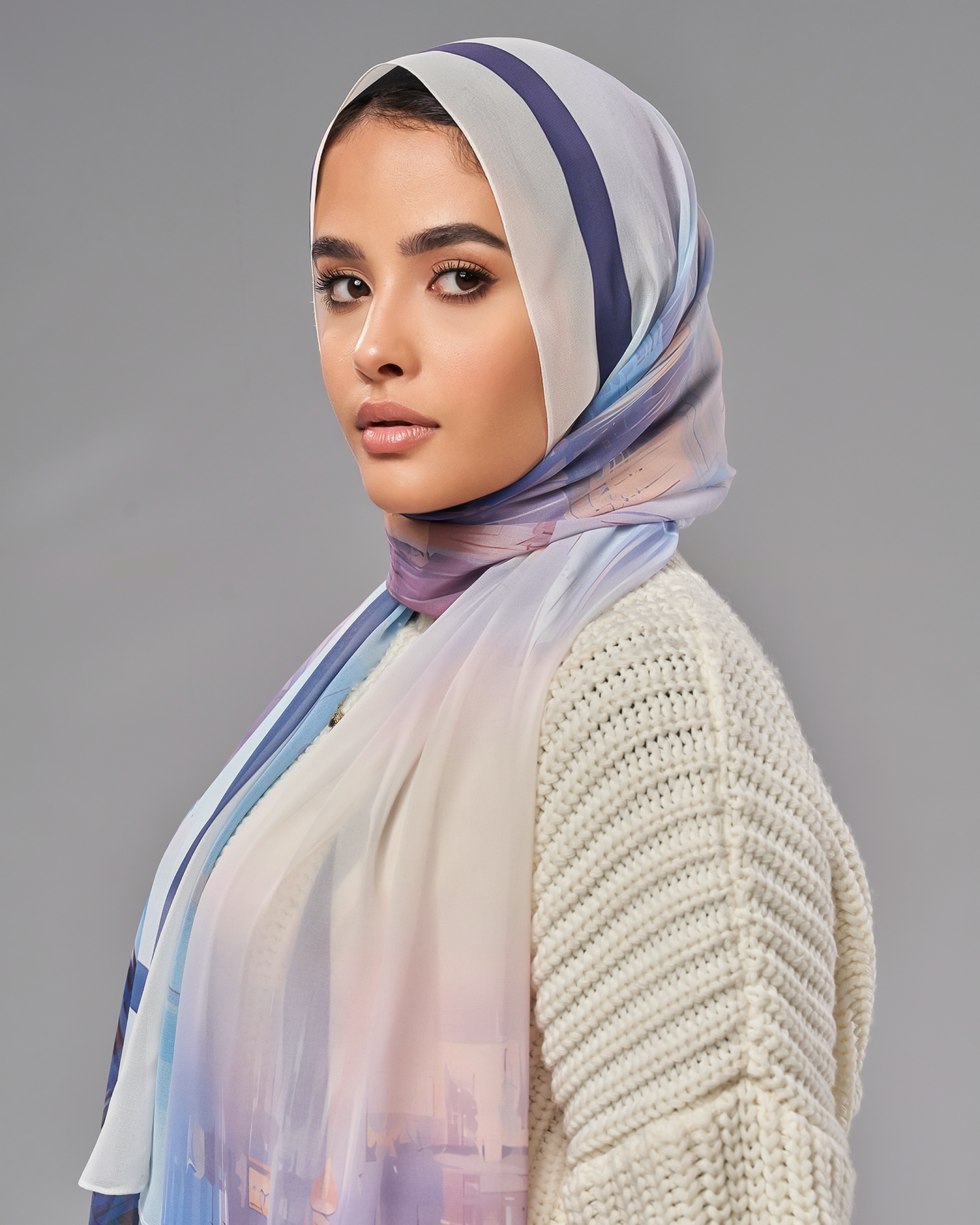 Printed Chiffon Hijab